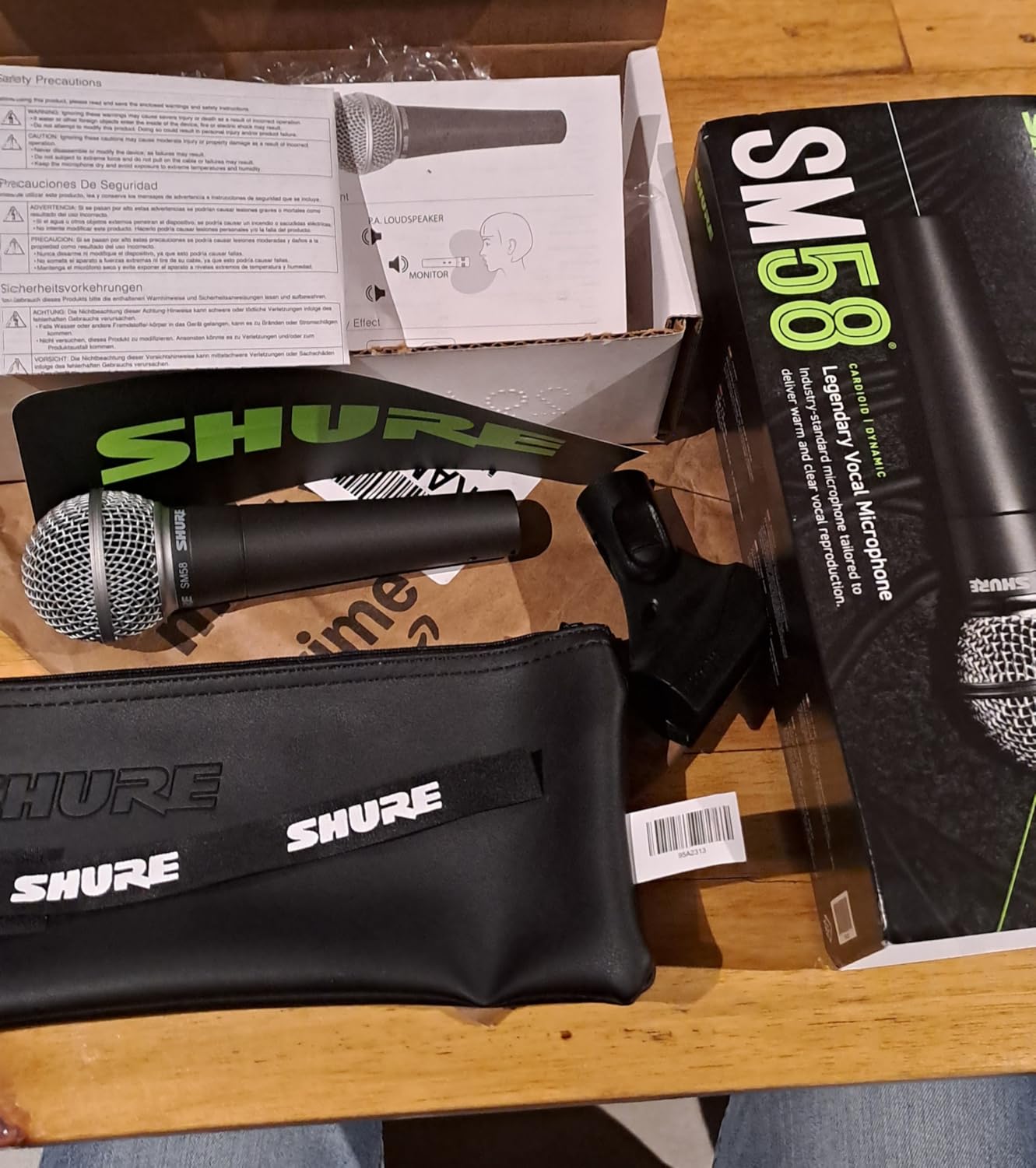 Shure SM58 Pro XLR Dynamic Vocal Microphone customer photo 2