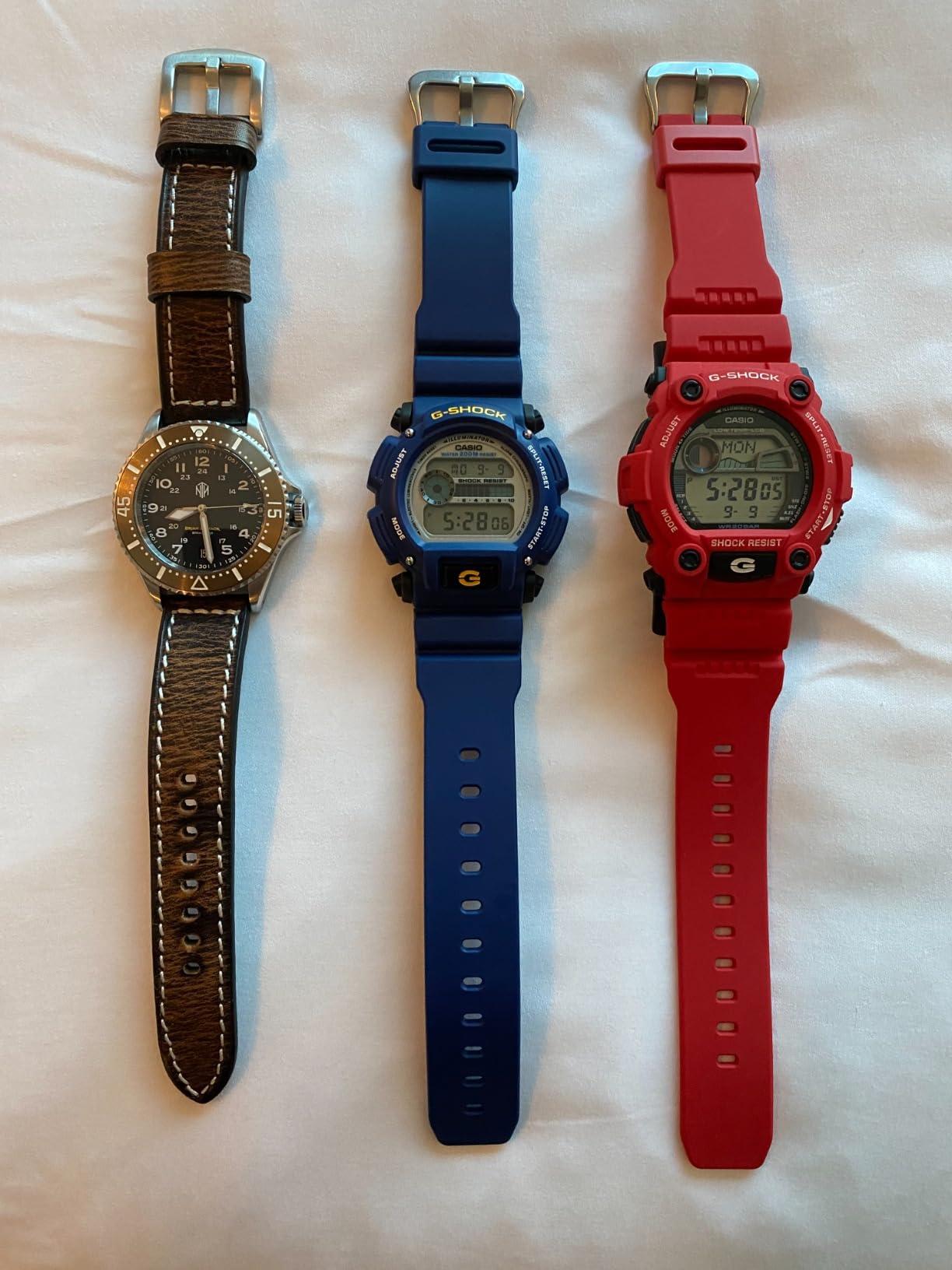 Casio DW9052 Series | Men’s Digital Watch | G-Shock | 1/100 SEC Stop Watch | Countdown Timer | LED Light | 200M WR | Shock Resistant | Multi Alarm | Auto Calendar | Dual Time | 2 Yr Batt customer photo 1