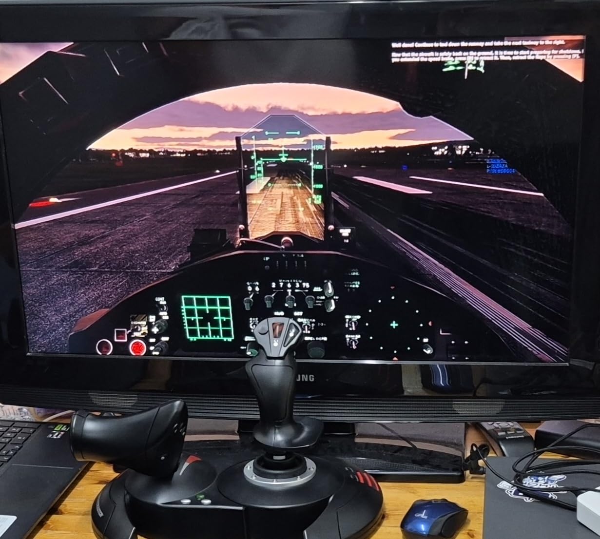 Thrustmaster T-Flight Hotas X USB Flight Sim Stick & Throttle - PC customer photo 1