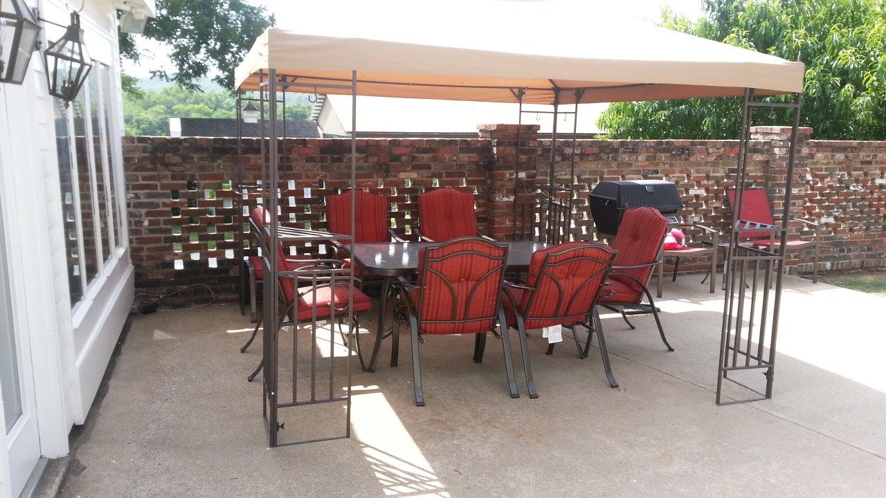 Garden Winds Durable 350 Replacement Canopy Top Compatible with Arrow 10' x 10' Gazebo Models 61821, HD-61821, 618221, 618221-C, GGHL00019 - Beige customer photo 1