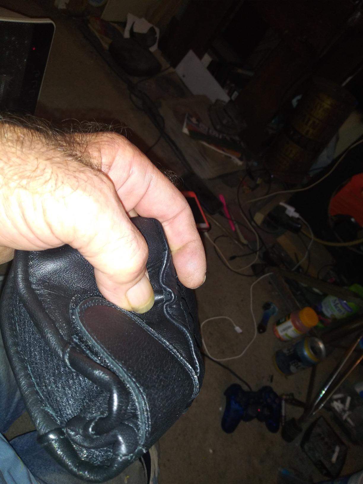 Touring Winter Motorcycle Gloves, 100% Natural Sheep Leather Warm Gauntlet customer photo 1
