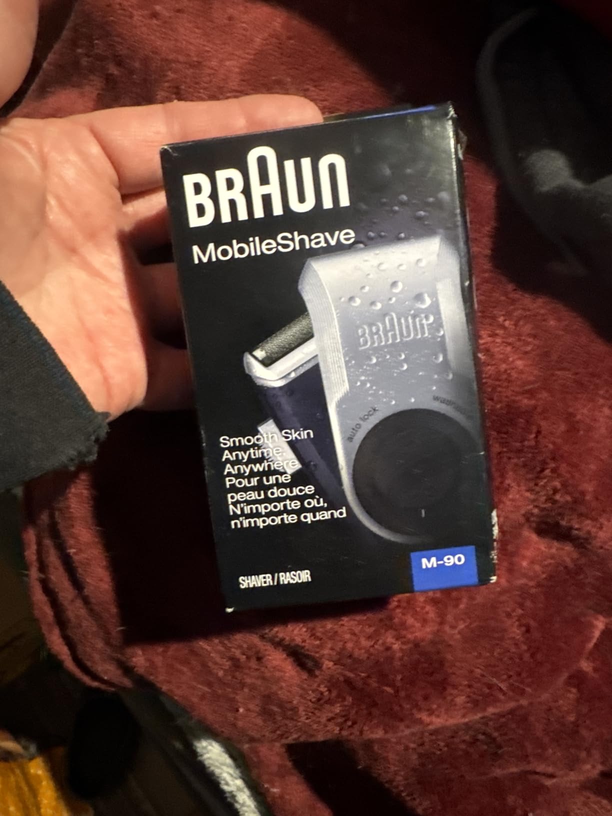Braun Electric Razor for Men, M90 Mobile Electric Shaver, Precision Trimmer, Washable customer photo 1
