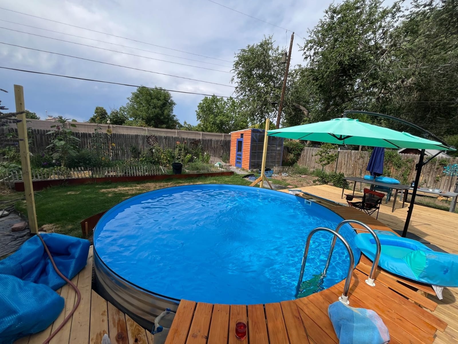 Blue Wave Premium Stainless Steel in-Pool Ladder for Above Ground Pools customer photo 1