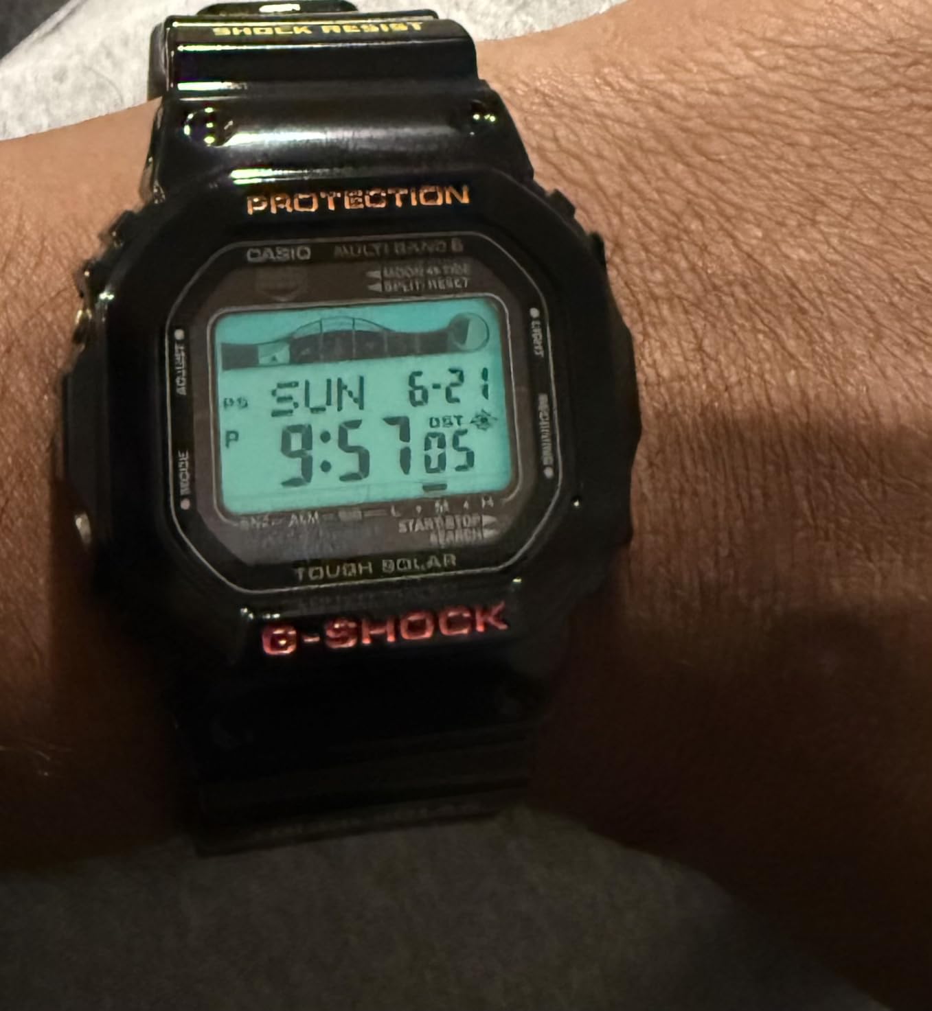 Casio Men's GWX-5600-1JF G-Shock G-Lide Tough Solar Radio Controlled Watch [Japan Import] customer photo 1
