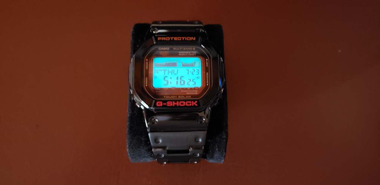 Casio Men's GWX-5600-1JF G-Shock G-Lide Tough Solar Radio Controlled Watch [Japan Import] customer photo 2