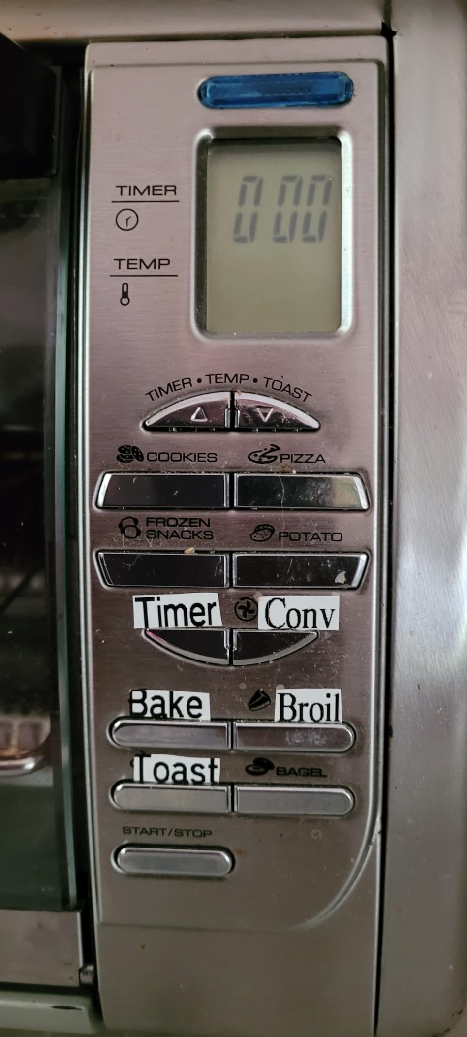 Black+Decker Countertop Convection Toaster Oven, 8 One-touch Cooking Functions, Stainless Steel customer photo 2