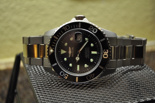 Invicta Men's 0420 Pro Diver Automatic Black Dial Titanium Watch customer photo 2