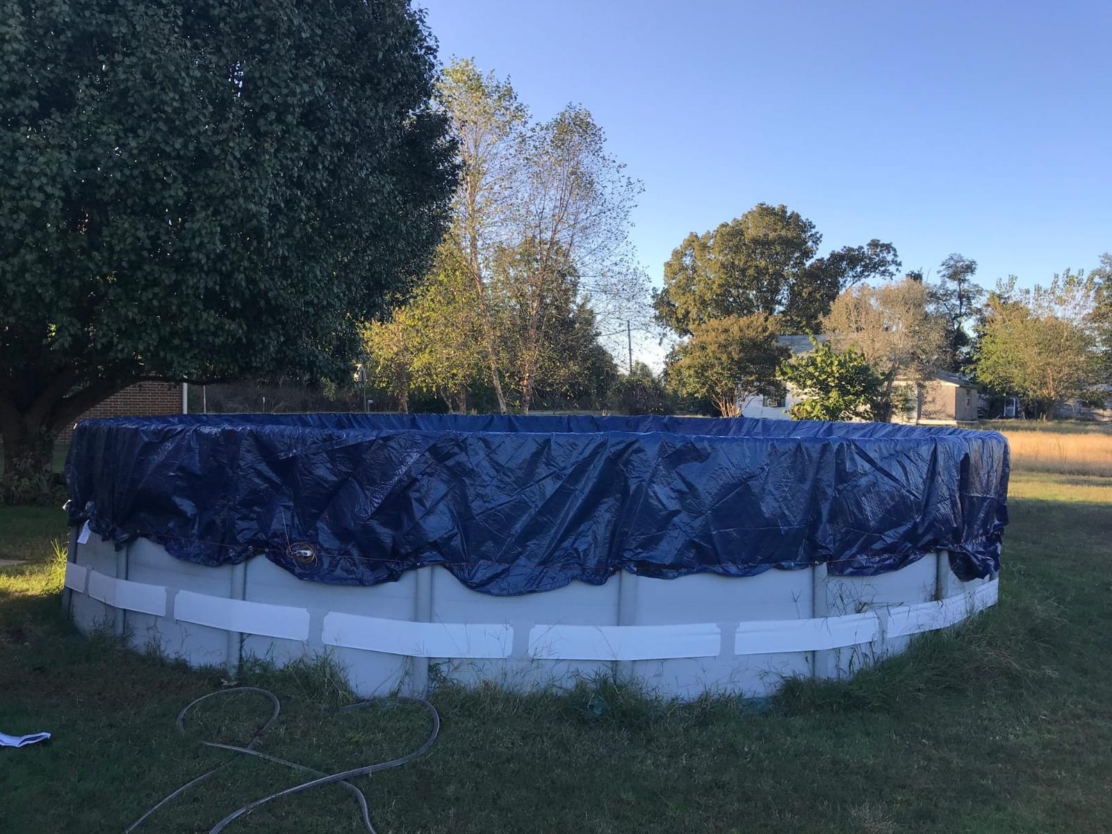 Robelle 24 ft Heavy Duty Super Winter Pool Cover for Above Ground Pools customer photo 1