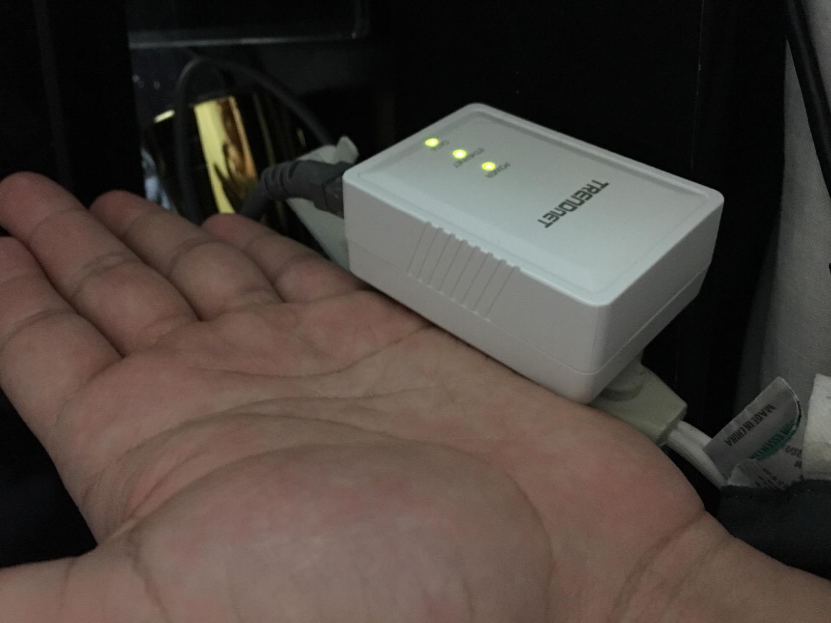 TRENDnet Powerline 500 AV Nano Adapter Kit,TPL-406E2K,Plug & Play Install customer photo 1