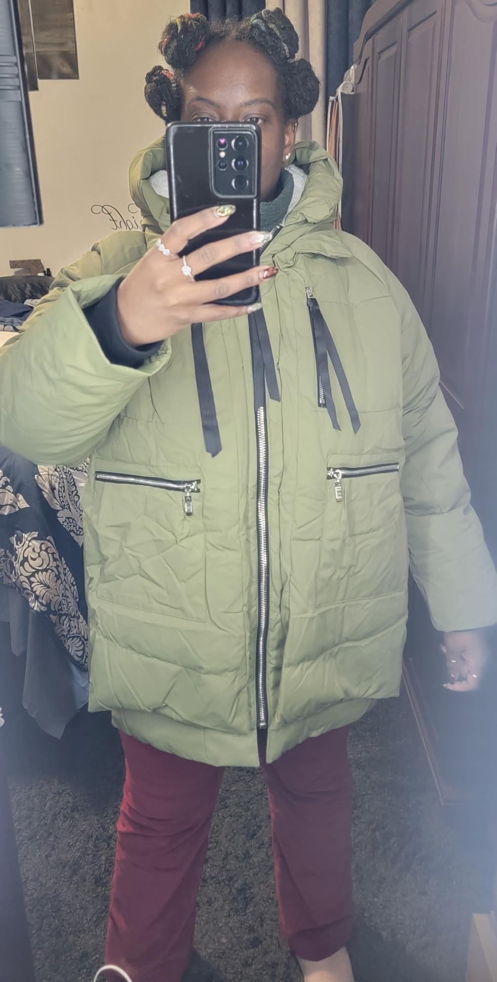 Orolay Women's Thickened Down Jacket customer photo 1