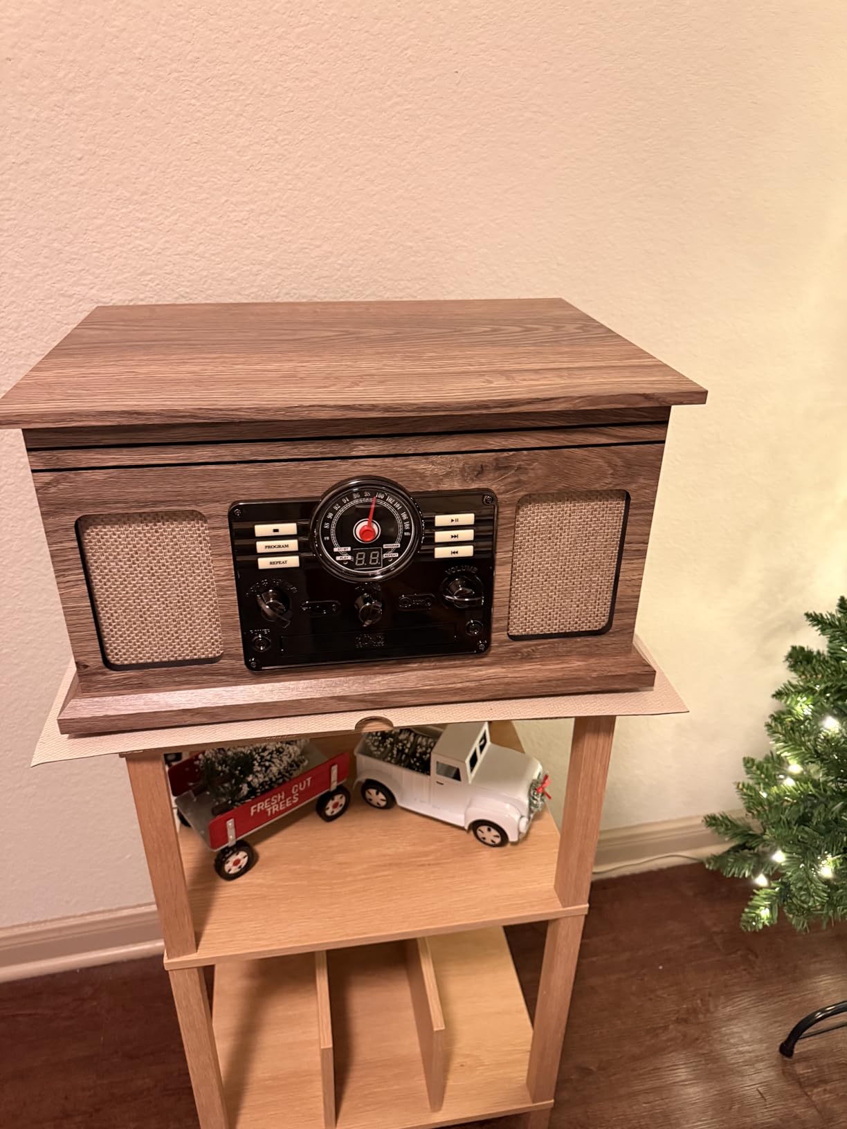 Victrola Quincy - 6-in-1 Bluetooth Record Player - Mahogany customer photo 1