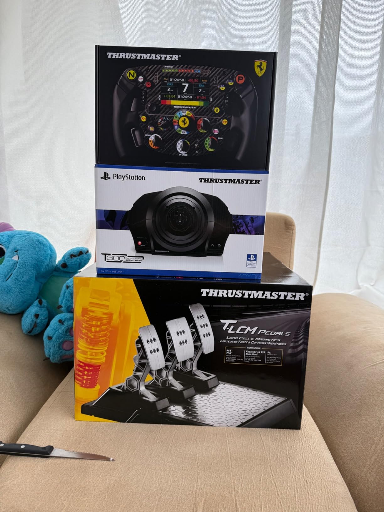 Thrustmaster T300 Servo base Force Feedback Wheelbase - PS5 & PC customer photo 1