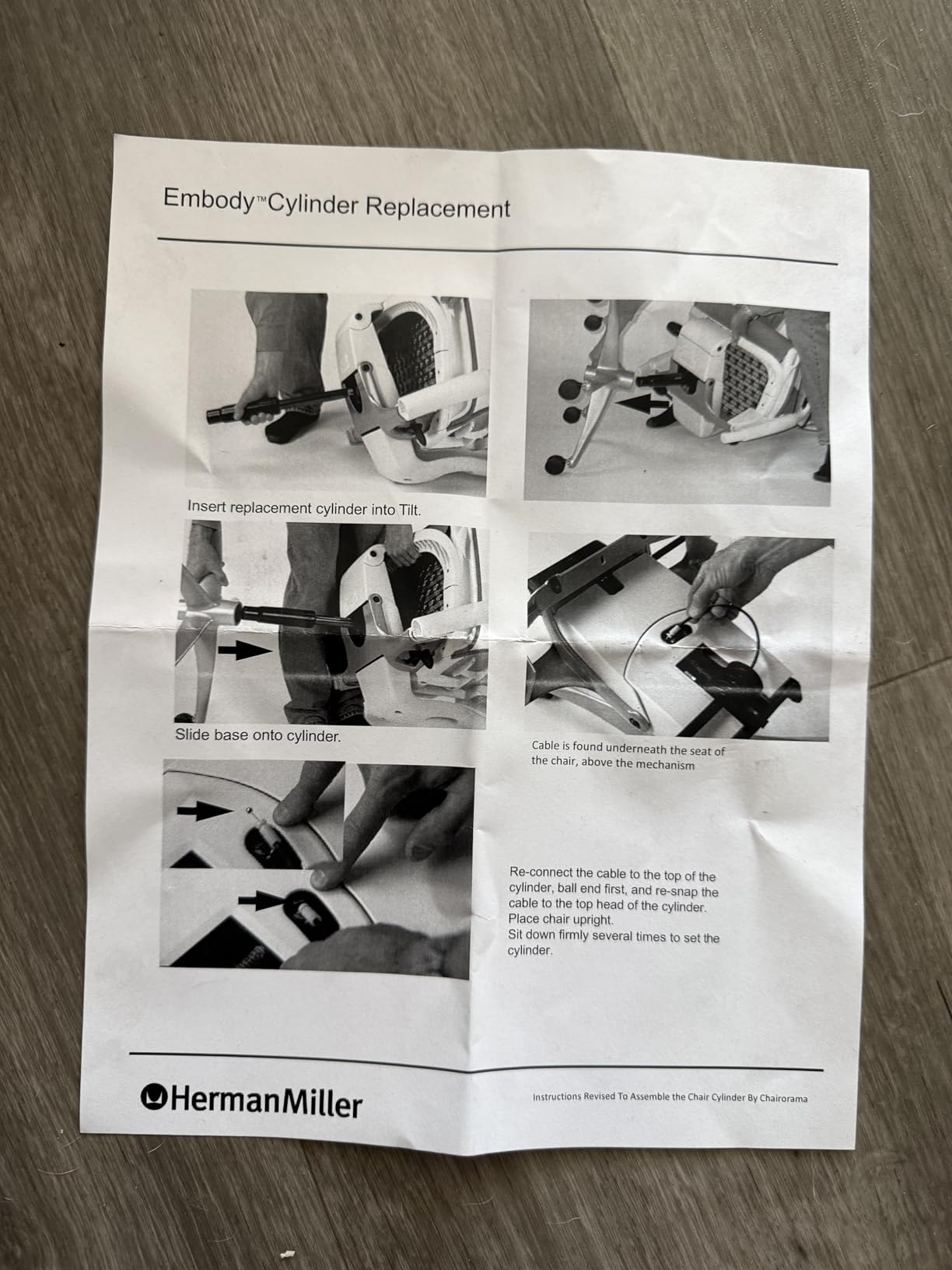 Herman Miller Embody Ergonomic Office Chair | Fully Adjustable Arms and Carpet Casters | Black Rhythm customer photo 2