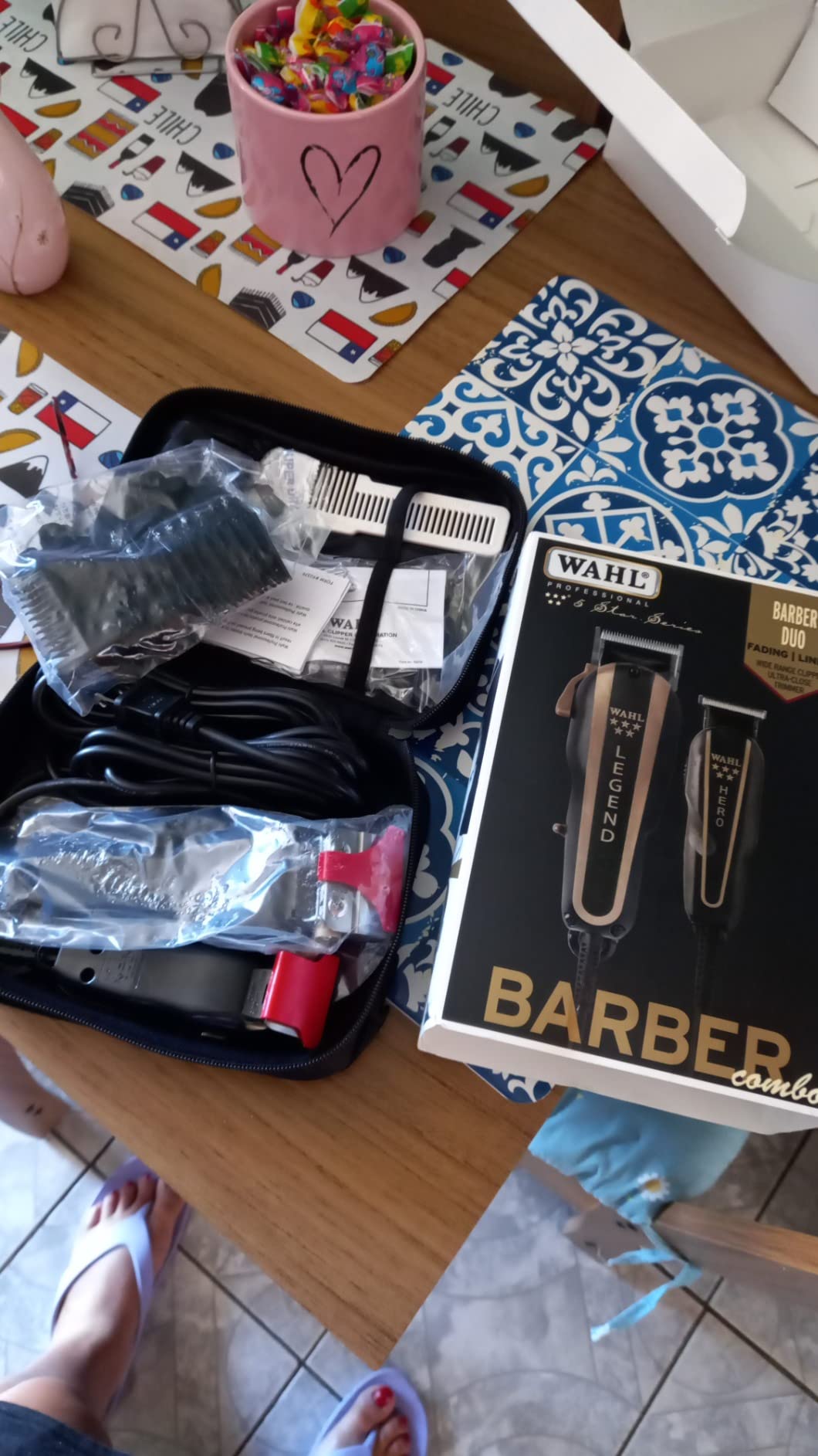 Wahl Professional 5 Star Barber Combo,Corded Legend Clipper & Hero Trimmer customer photo 1