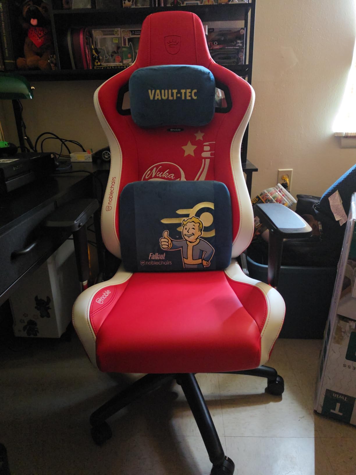 noblechairs Epic Reclining Gaming Chair and Reclining Office Chair, PU Faux Leather, Black/Green customer photo 2