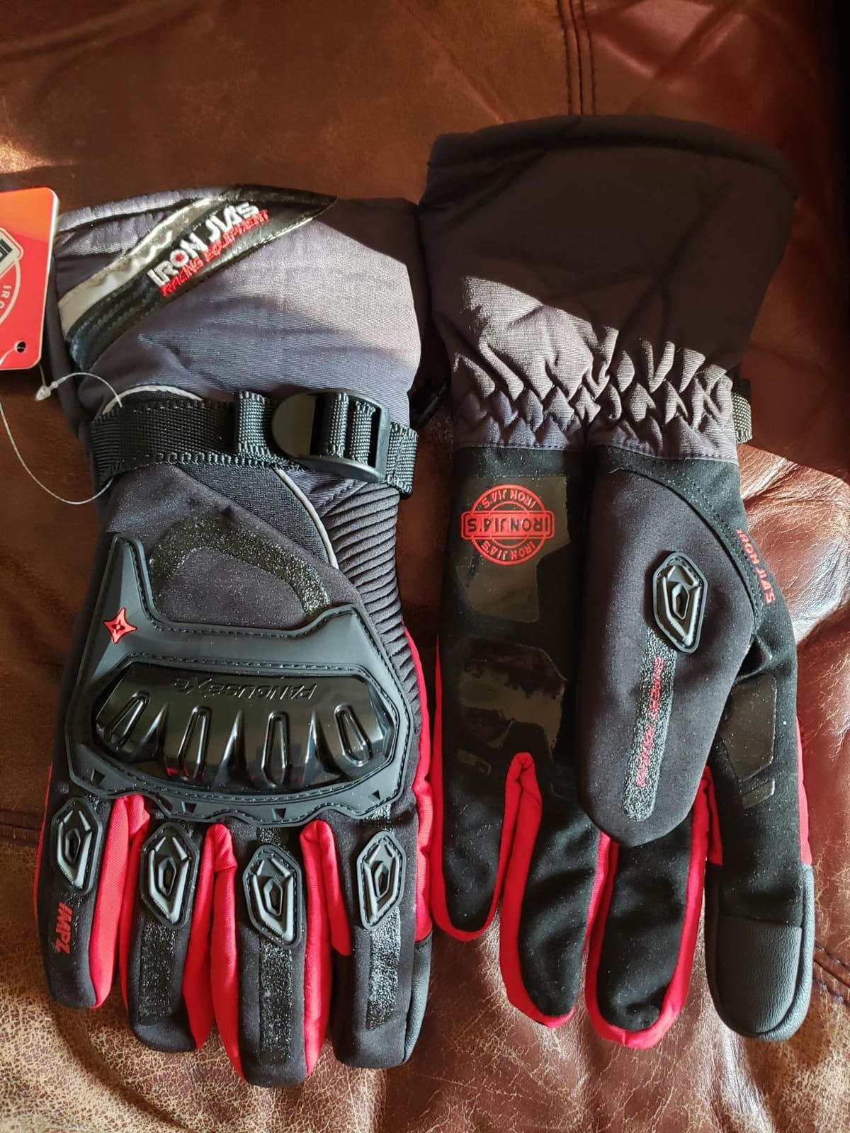 IRON JIA'S Winter Motorcycle Gloves for Men and Women, CE Level 1 KP customer photo 1