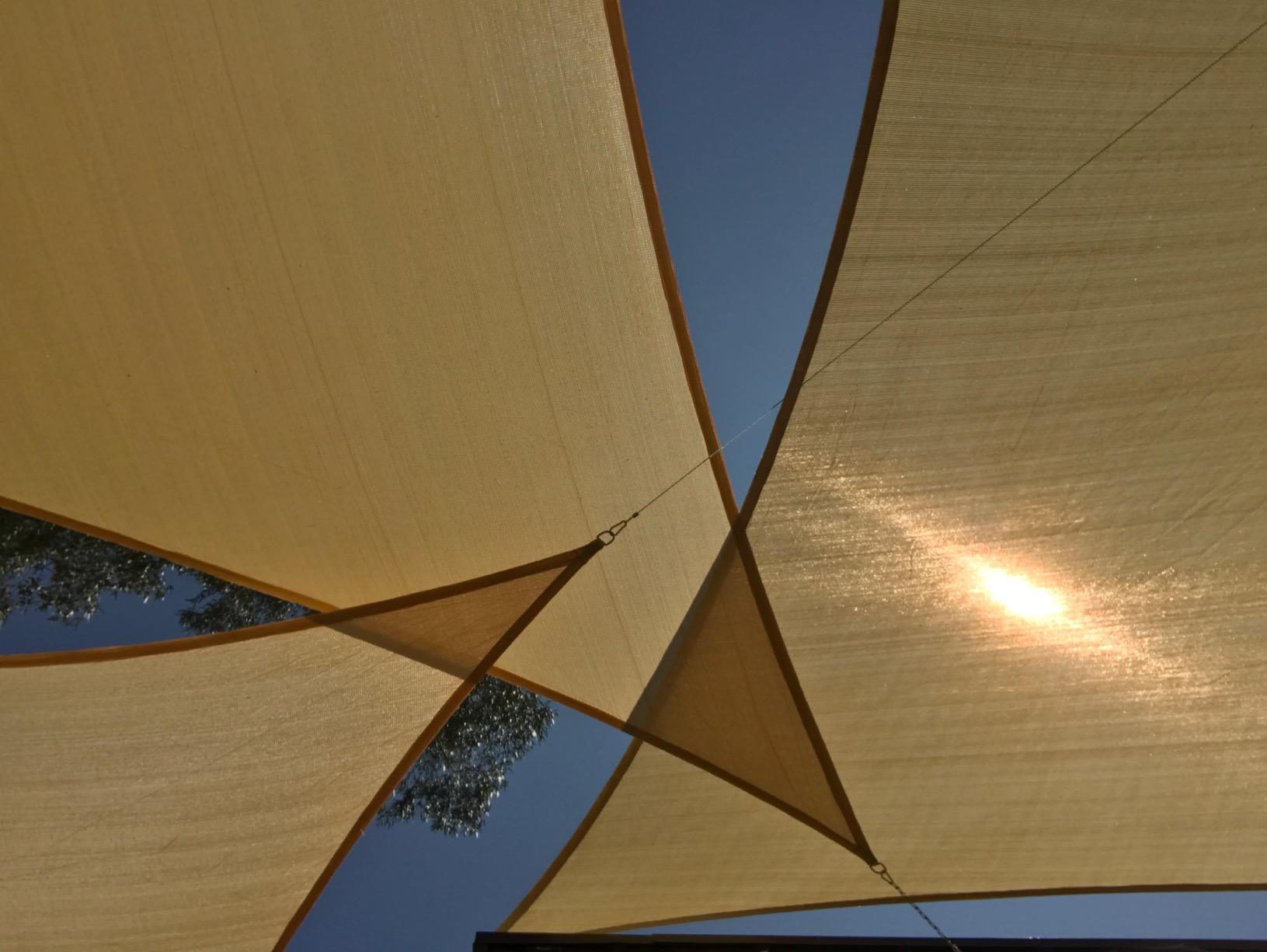 Windscreen4less 12' x 12' x 12' Sun Shade Sail Triangle Outdoor Canopy Cover UV Block for Backyard Porch Pergola Deck Garden Patio (Brown) customer photo 2