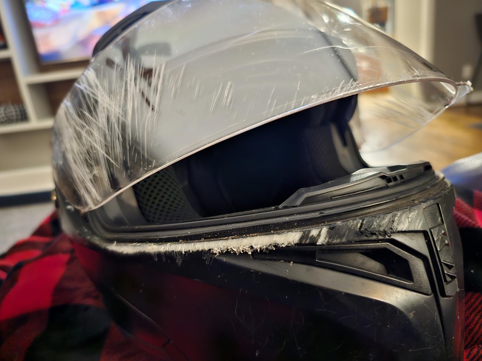 1Storm Motorcycle Modular Full Face Helmet Bike Flip up Dual Visor Sun Shield: HB89 Matt Black customer photo 1