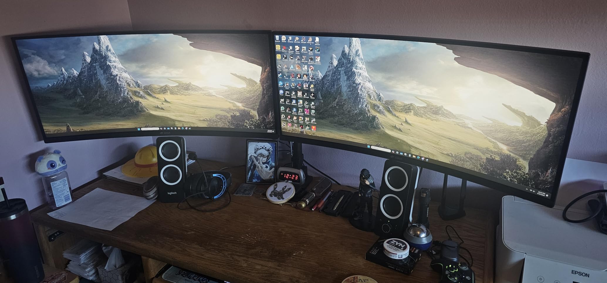 WALI Extra Tall Dual LCD Monitor Fully Adjustable Desk Mount Fits 2 Screens up to 27 inch, 22 lbs. Weight Capacity per Arm (M002XL), Black customer photo 1
