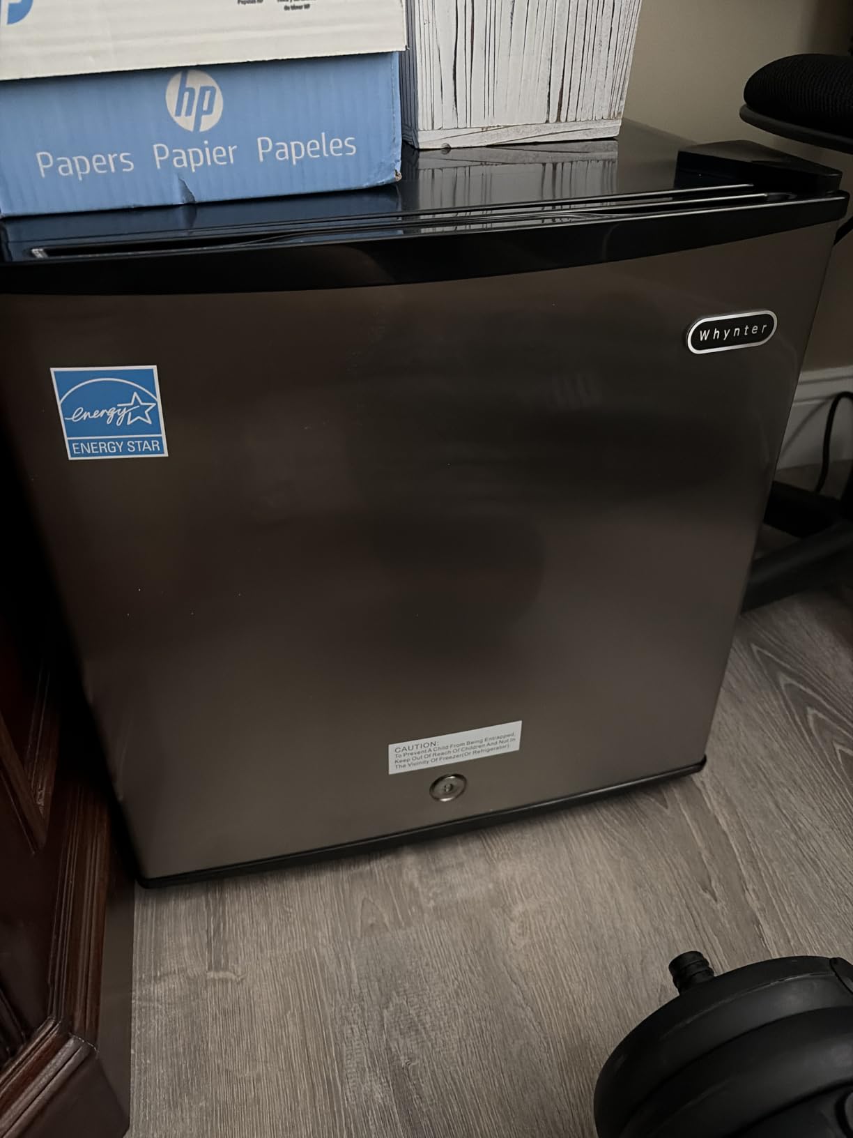 Whynter Upright Mini Freezer, 1.1 Cu Ft, Silver, CUF-112SS customer photo 2
