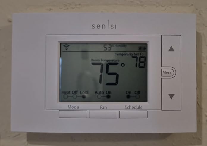 Sensi Smart Thermostat, Wi-Fi, DIY, Alexa, Energy Star Certified, ST55 customer photo 1