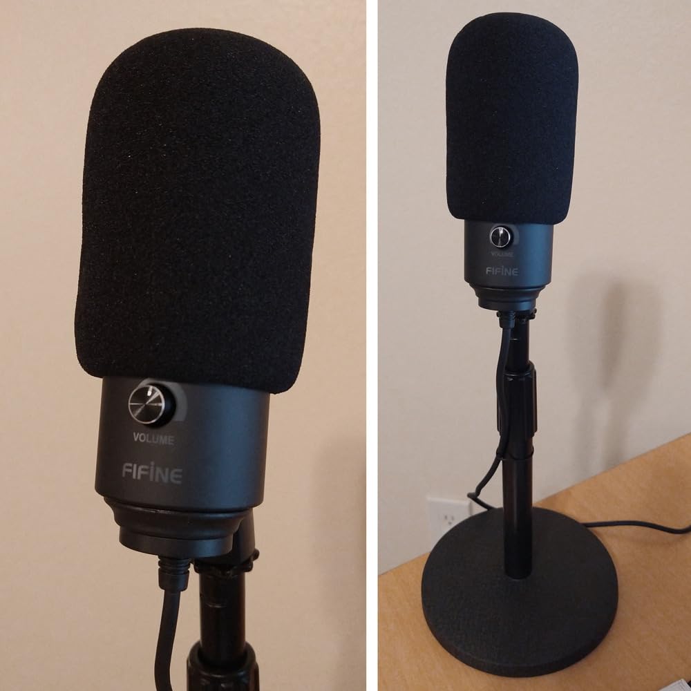 FIFINE K669B USB Microphone, Condenser Recording Mic for Vocals, Meeting customer photo 1