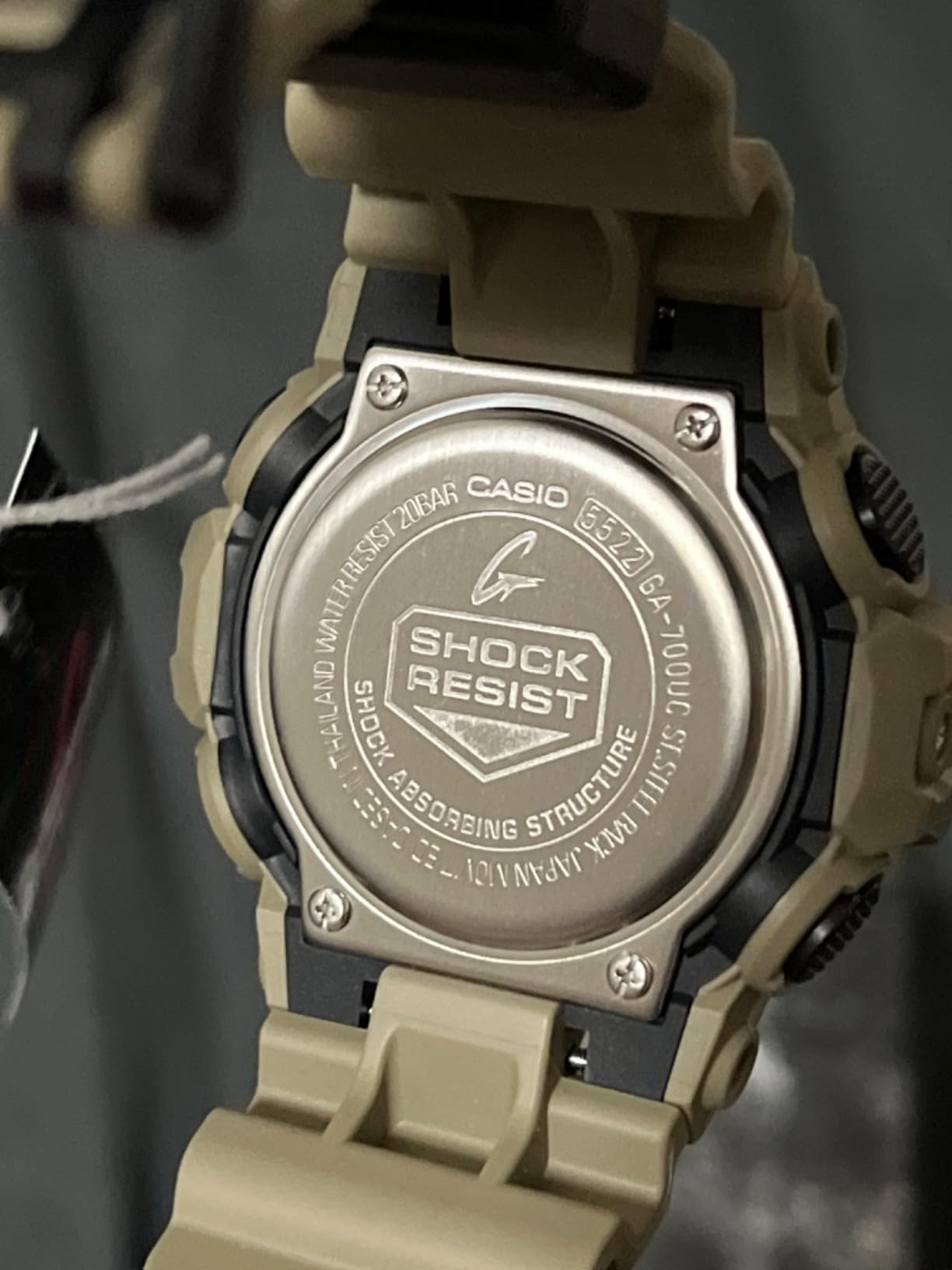 Casio Men's 700UC Series G-Shock Quartz 200M WR Shock Resistant Resin Strap and Case customer photo 2