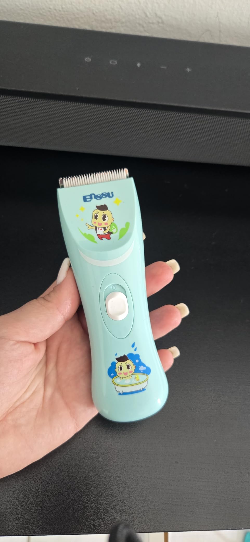 ENSSU Baby Hair Clippers Lower Noise Hair Clippers for Kids/Children customer photo 2