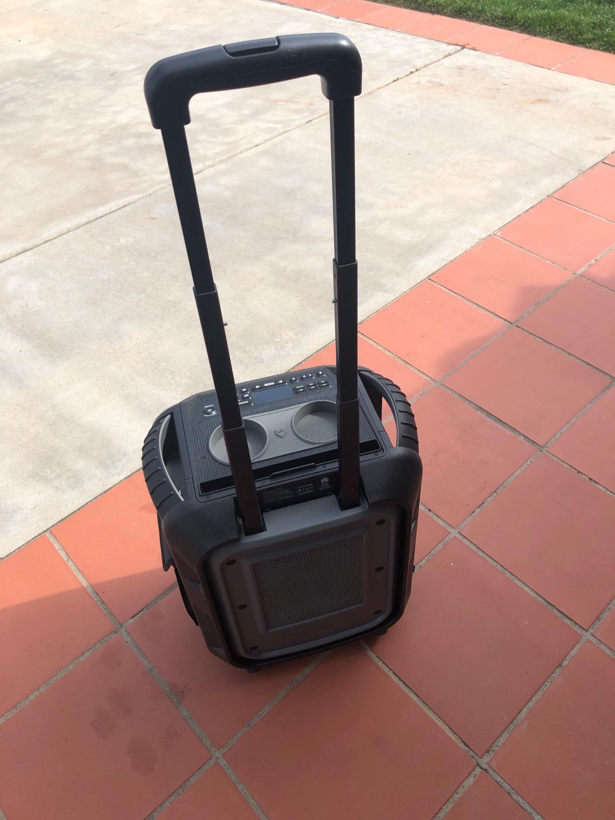 ECOXGEAR EcoBoulder+ GDI-EXBLD810 Rugged Waterproof Floating Portable Bluetooth Wireless 100 Watt Speaker and PA System (Gray) customer photo 2