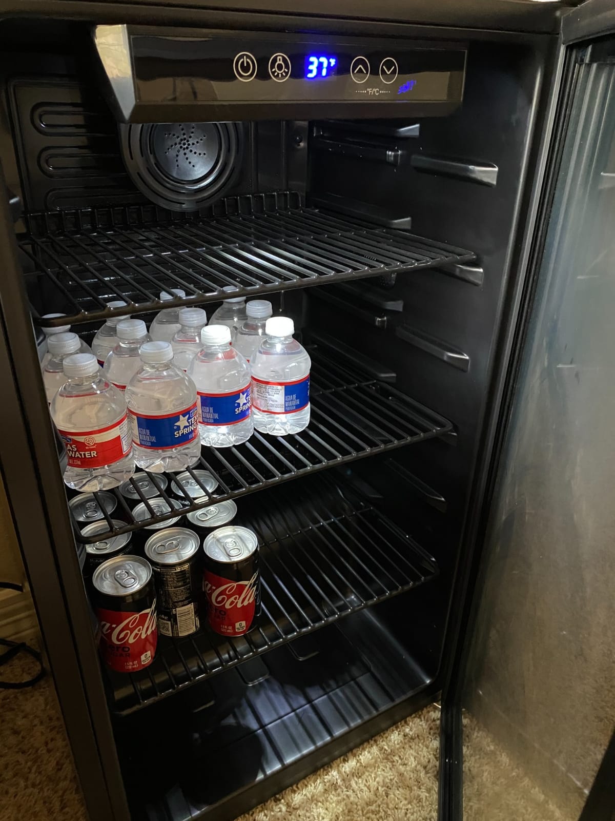 hOmeLabs Beverage Refrigerator and Cooler, 120 Cans Capacity, 3.2 Cu Ft customer photo 1