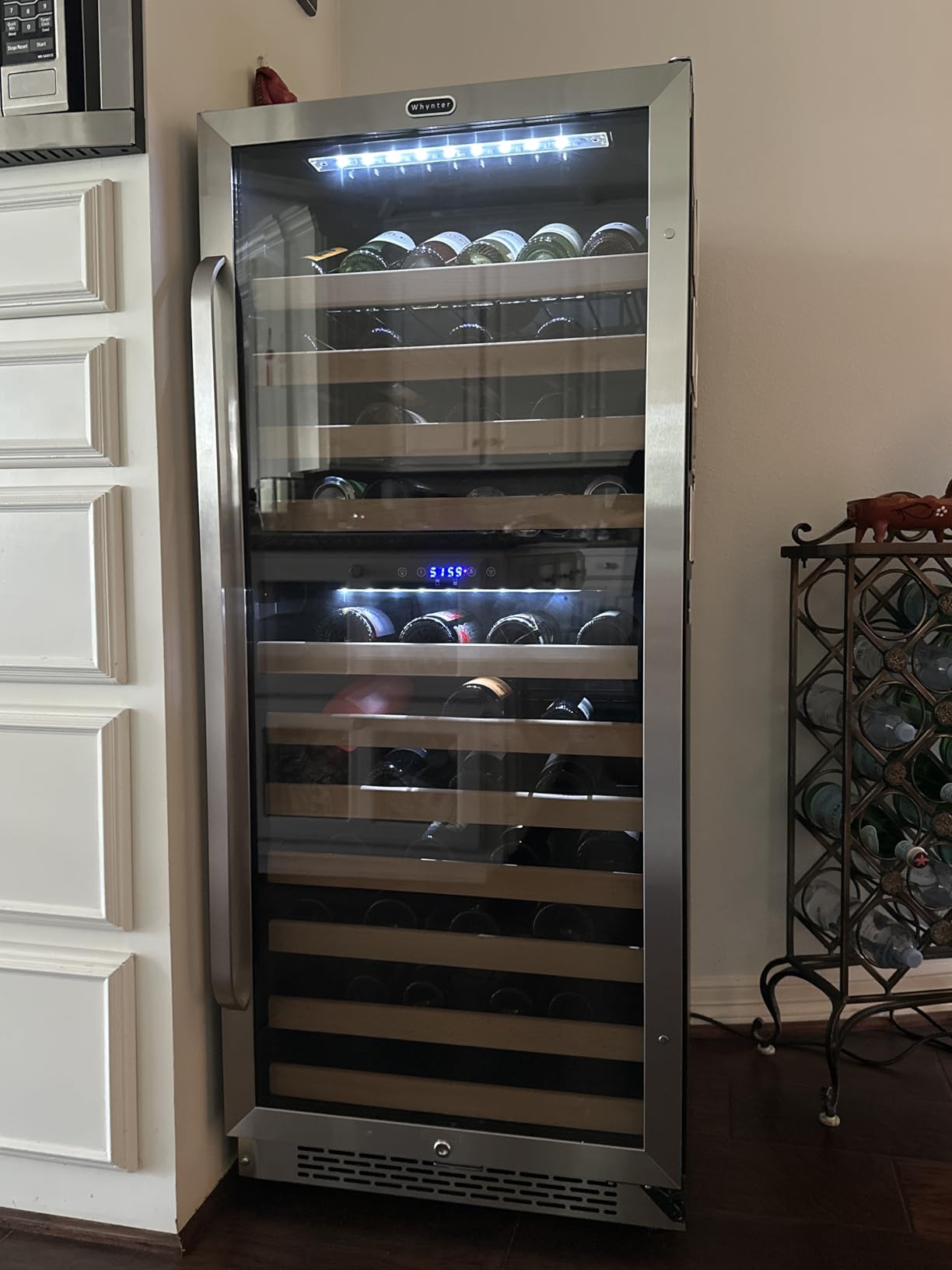 Whynter Large Capacity Wine Refrigerator, 166 Bottle, BWR-1662SD customer photo 2