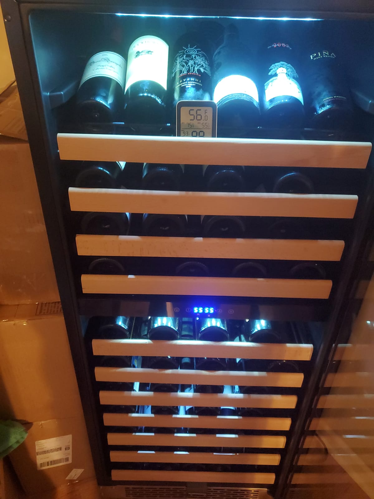 Whynter Large Capacity Wine Refrigerator, 100 Bottle, BWR-1002SD customer photo 1