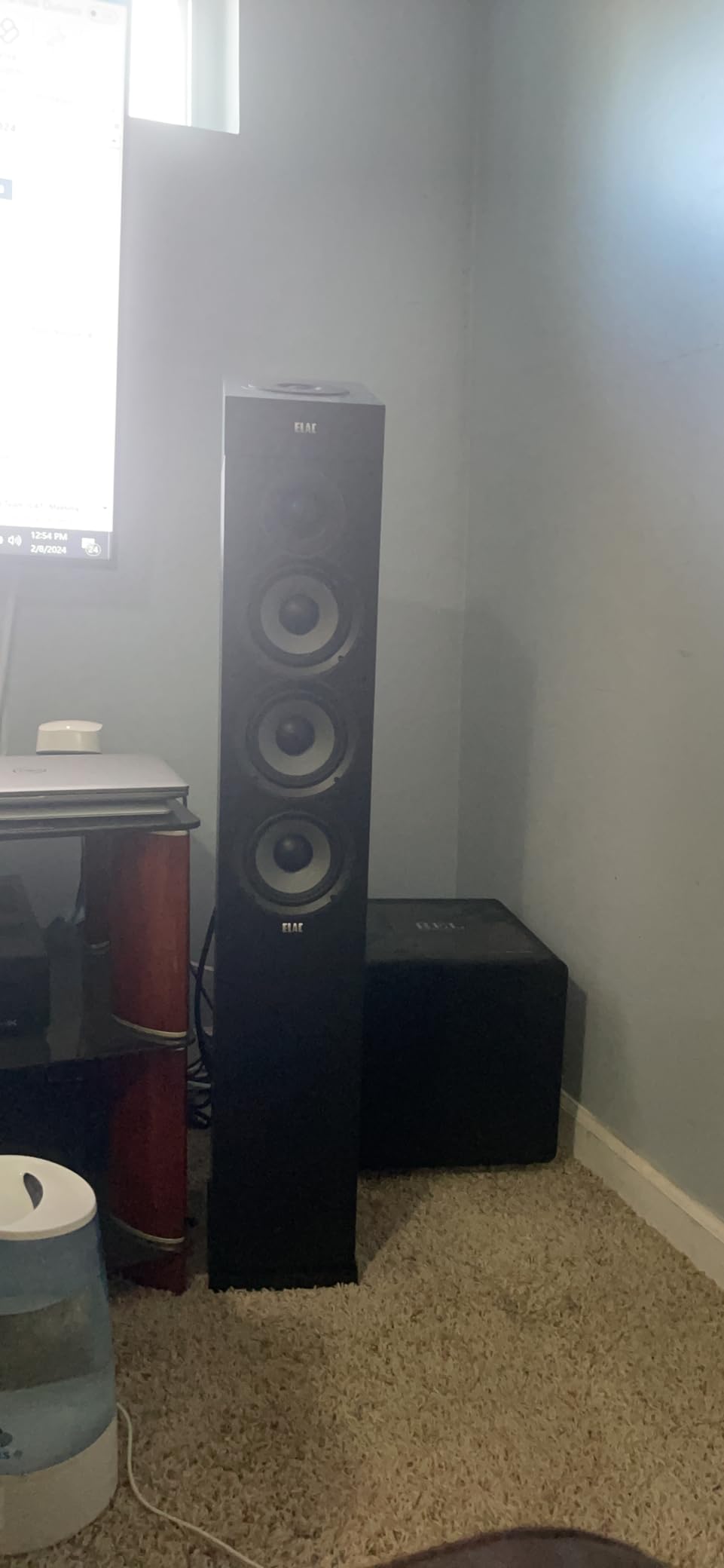 ELAC Debut 2.0 F6.2 Floorstanding Speaker, Black (Each) - 1” Cloth Dome Tweeter & Triple 6.5” Aramid Fiber Woofers - 3-Way Bass Reflex - Up to 35,000 Hz Response customer photo 2