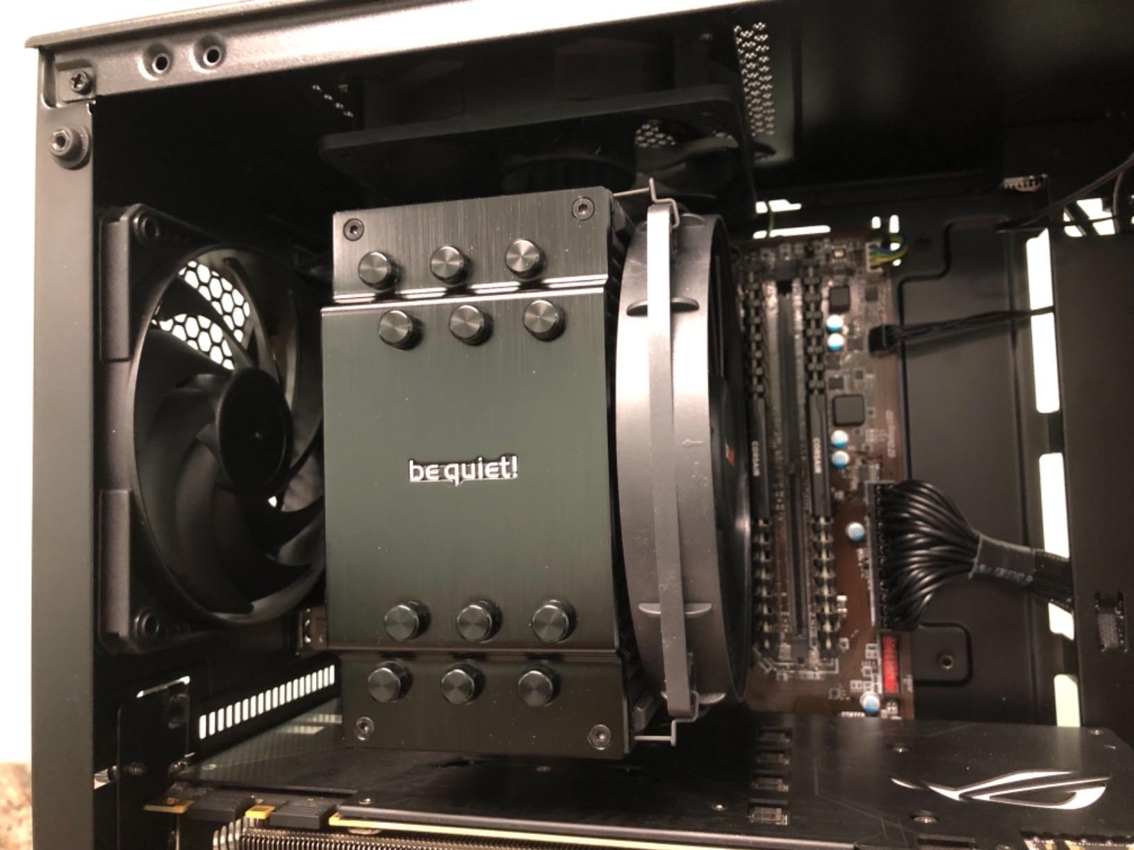 be quiet! Dark Rock 4 200W TDP CPU Cooler| Intel 1700 1200 2066 1150 1151 1155 2011 Square ILM | AMD4 AMD5 | Black | BK021 customer photo 1