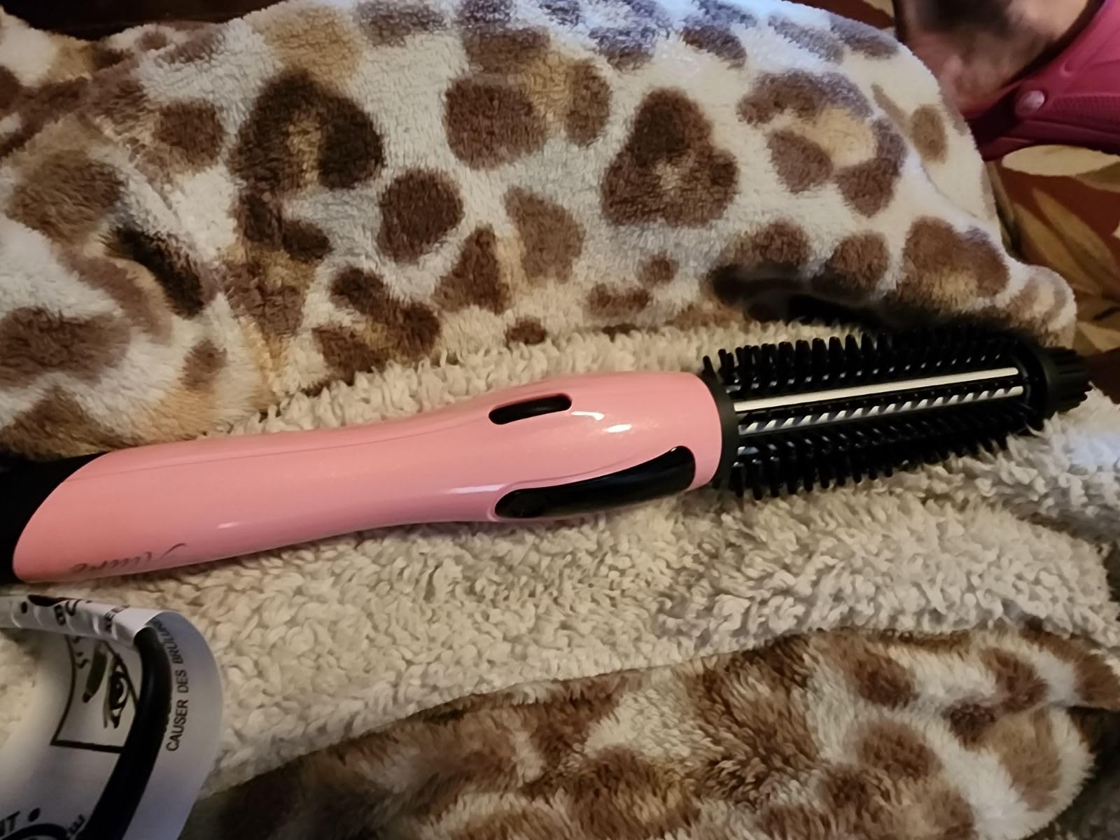 Alure Heated Styling Brush, 3-in-1 Ionic Hair Curler and Straightener Wand customer photo 1