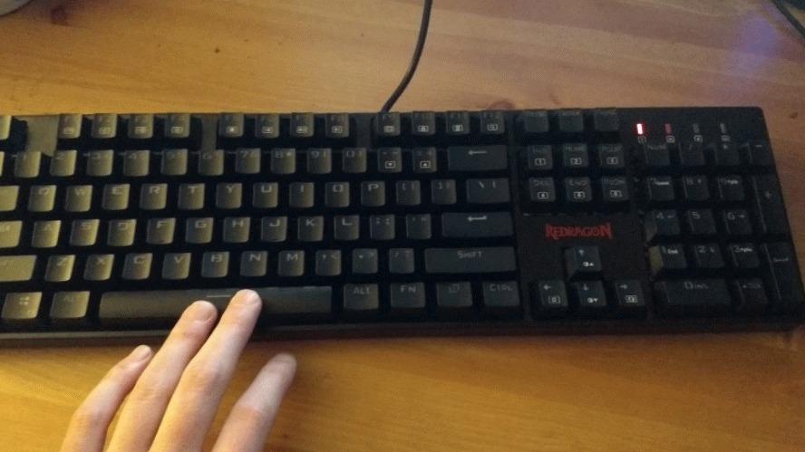 Redragon K582 Wired RGB Mechanical Gaming Keyboard, 104-Key Standard Layout customer photo 1