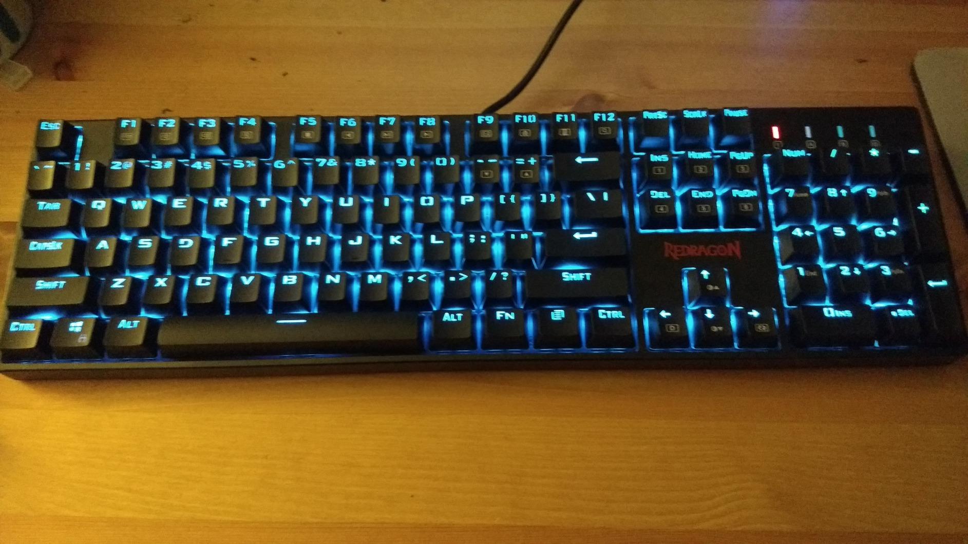 Redragon K582 Wired RGB Mechanical Gaming Keyboard, 104-Key Standard Layout customer photo 2