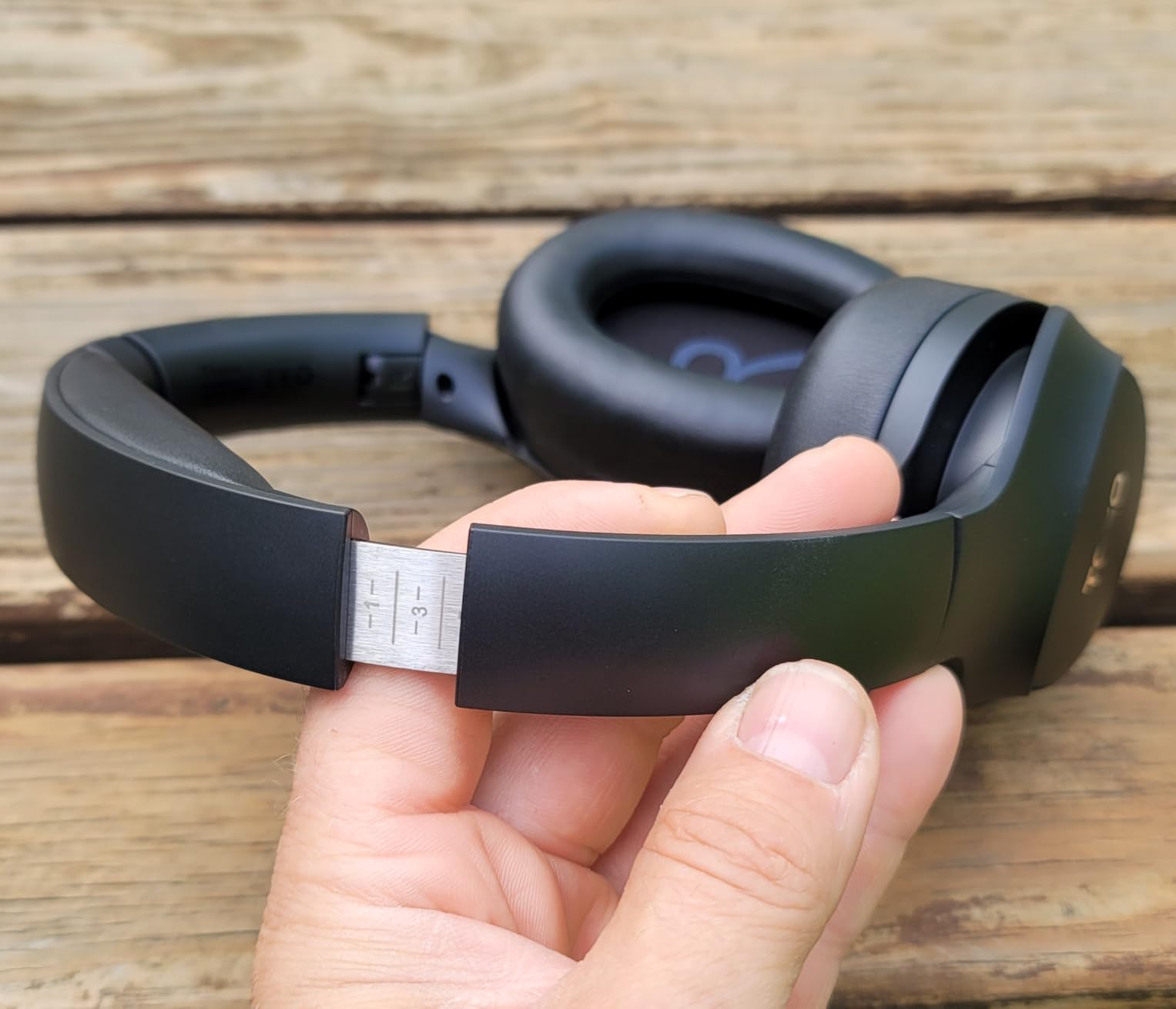 TOZO Hybrid Active Noise Cancelling Headphones, Hi Res Audio customer photo 1