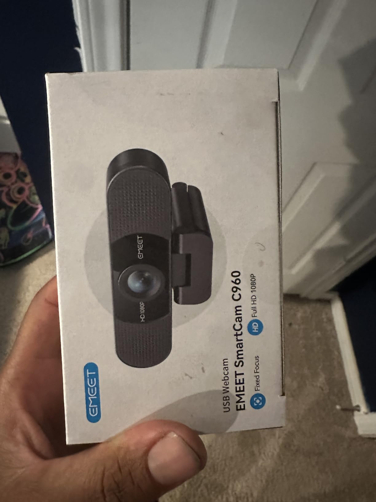 EMEET 1080P Webcam with Microphone, C960 Web Camera 2 Mics Streaming Webcam customer photo 2