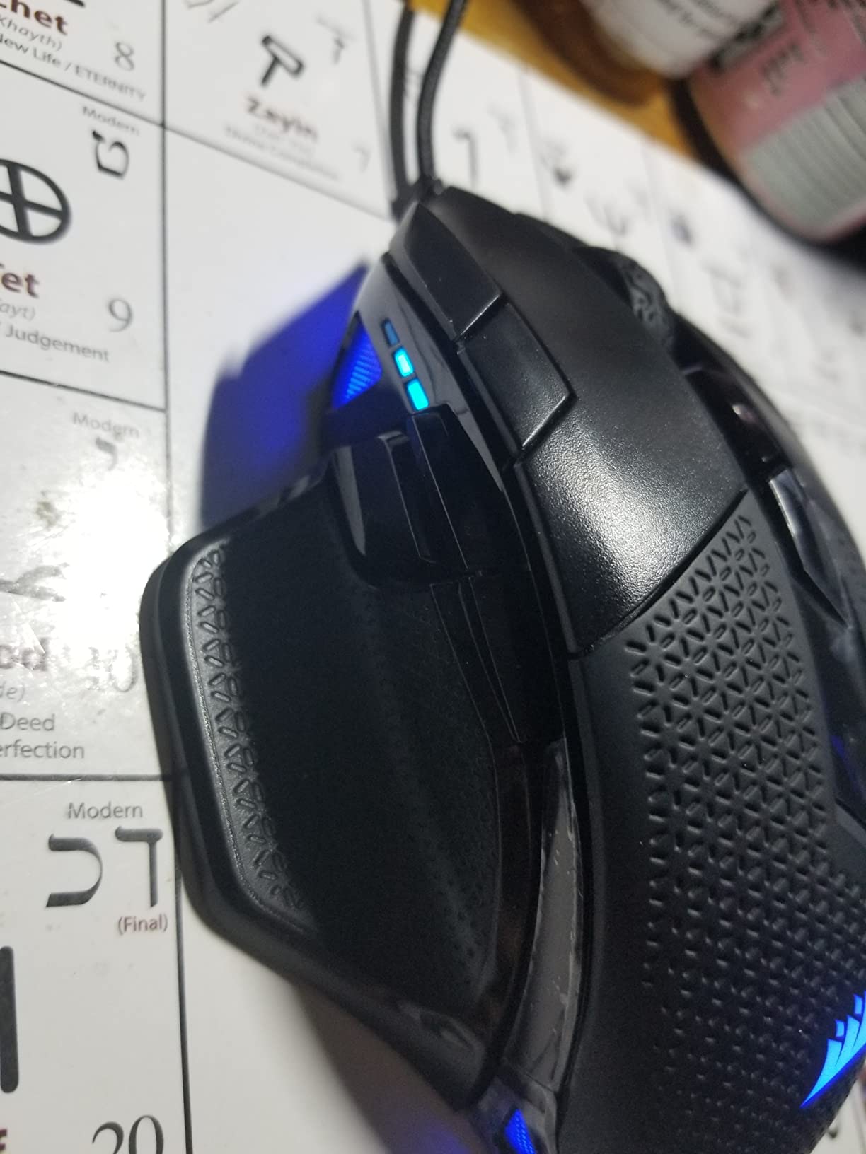 Corsair NIGHTSWORD RGB Adjustable Weight FPS MOBA PC Gaming Mouse – Black customer photo 1