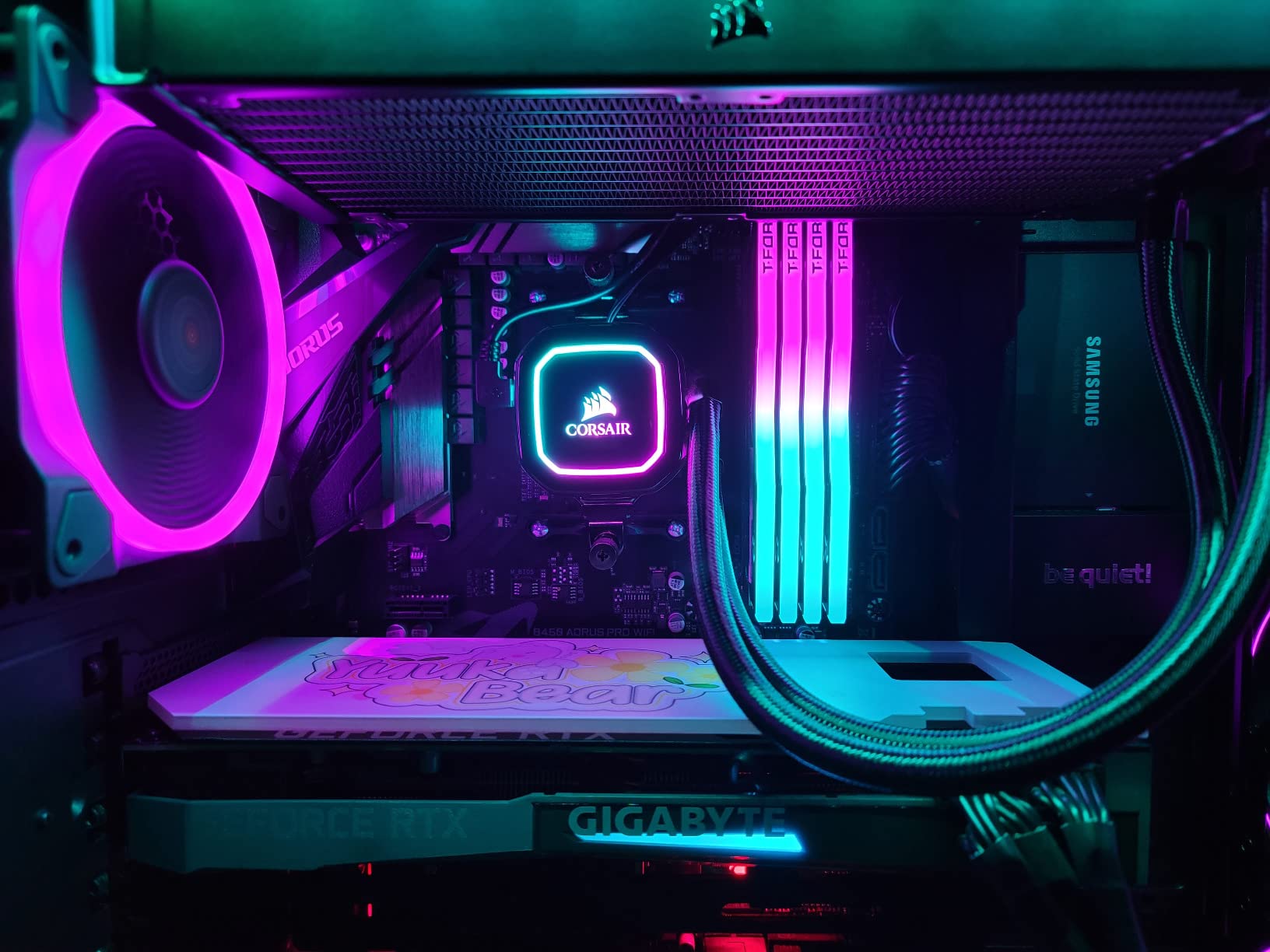TEAMGROUP T-Force Delta RGB DDR4 16GB (2x8GB) 3200MHz (PC4-25600) CL16 Desktop Memory Module ram Black - TF3D416G3200HC16CDC01 customer photo 1