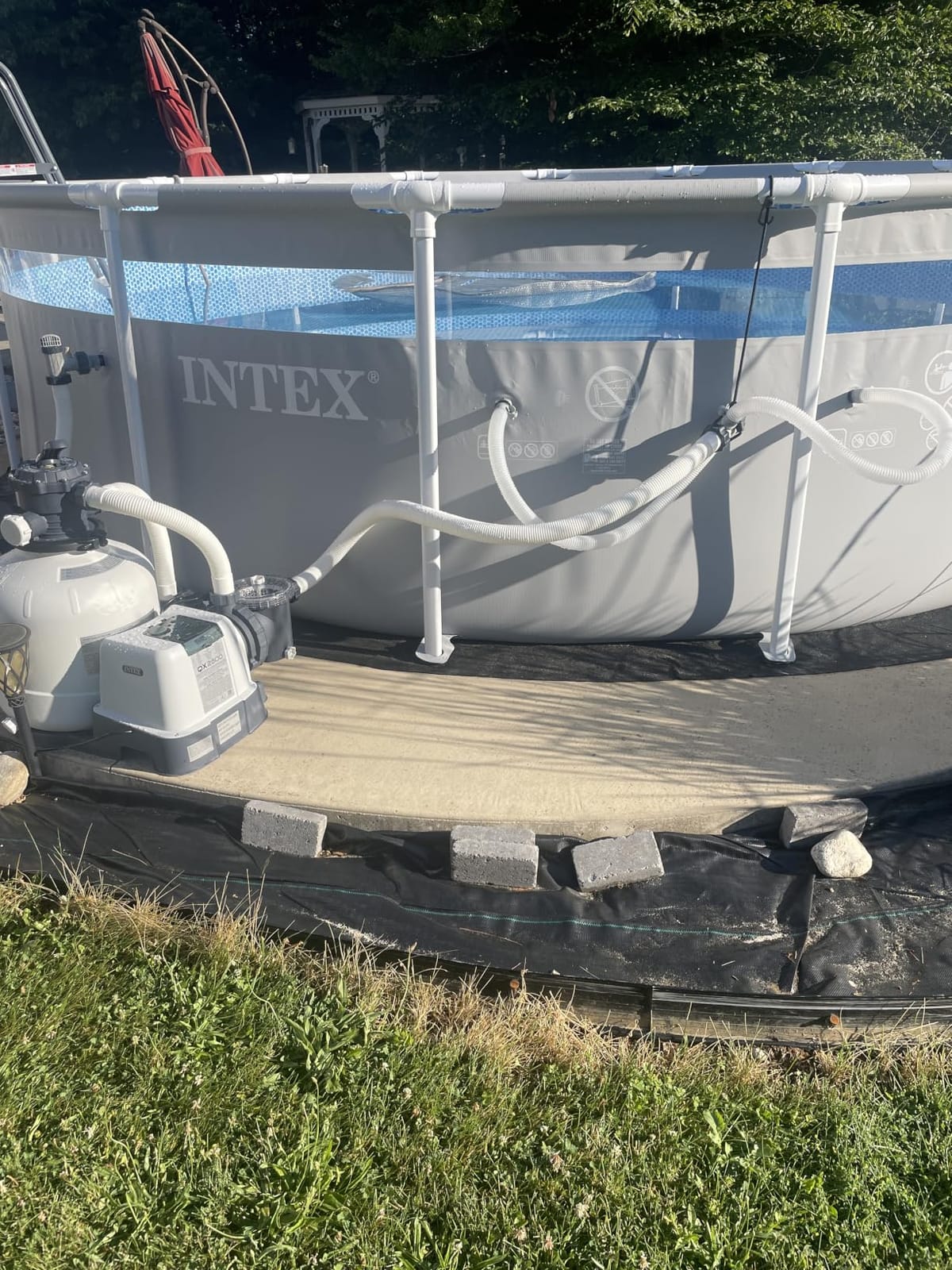 INTEX Krystal Clear 2,100 GPH Sand Filter Pump and Pool Saltwater System customer photo 2