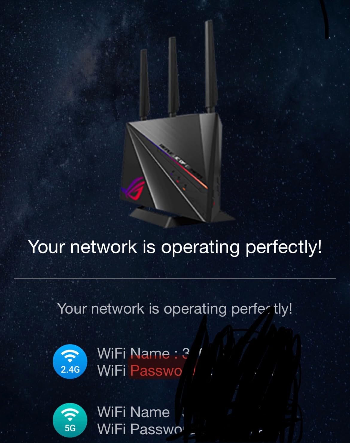 ASUS ROG Rapture WiFi Gaming Router (GT-AC2900) - Dual Band Gigabit Wireless Internet Router, NVIDIA GeForce Now, Aura RGB, Gaming & Streaming, AiMesh Compatible, Lifetime Internet Security customer photo 2