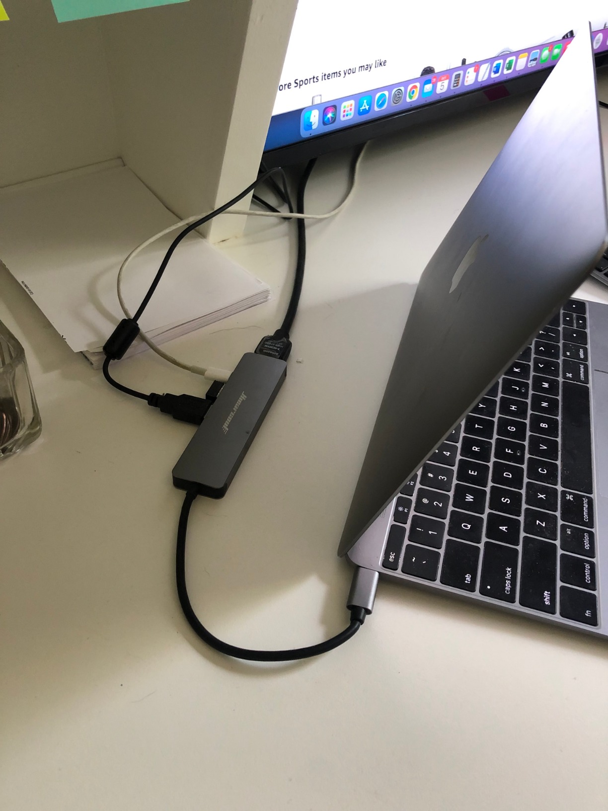 Hiearcool 7-in-1 USB C Hub, USB C Dongle Compatible for MacBook, Space Gray customer photo 2