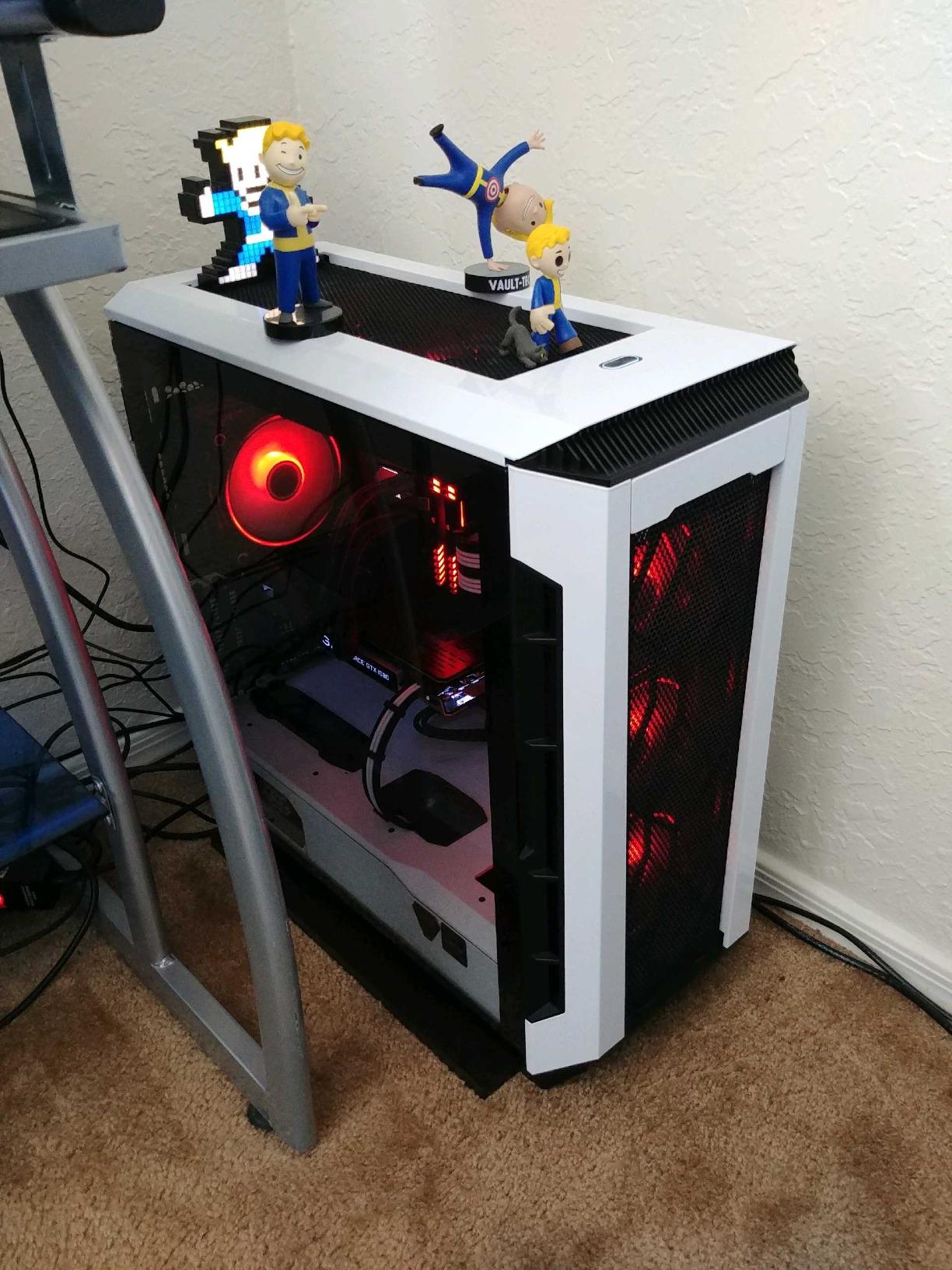 EZDIY-FAB Moonlight 120mm RGB Case Fan, 6 Pack, ARGB, Aura SYNC, Speed Control, 26.16 CFM, Desktop Compatible customer photo 2