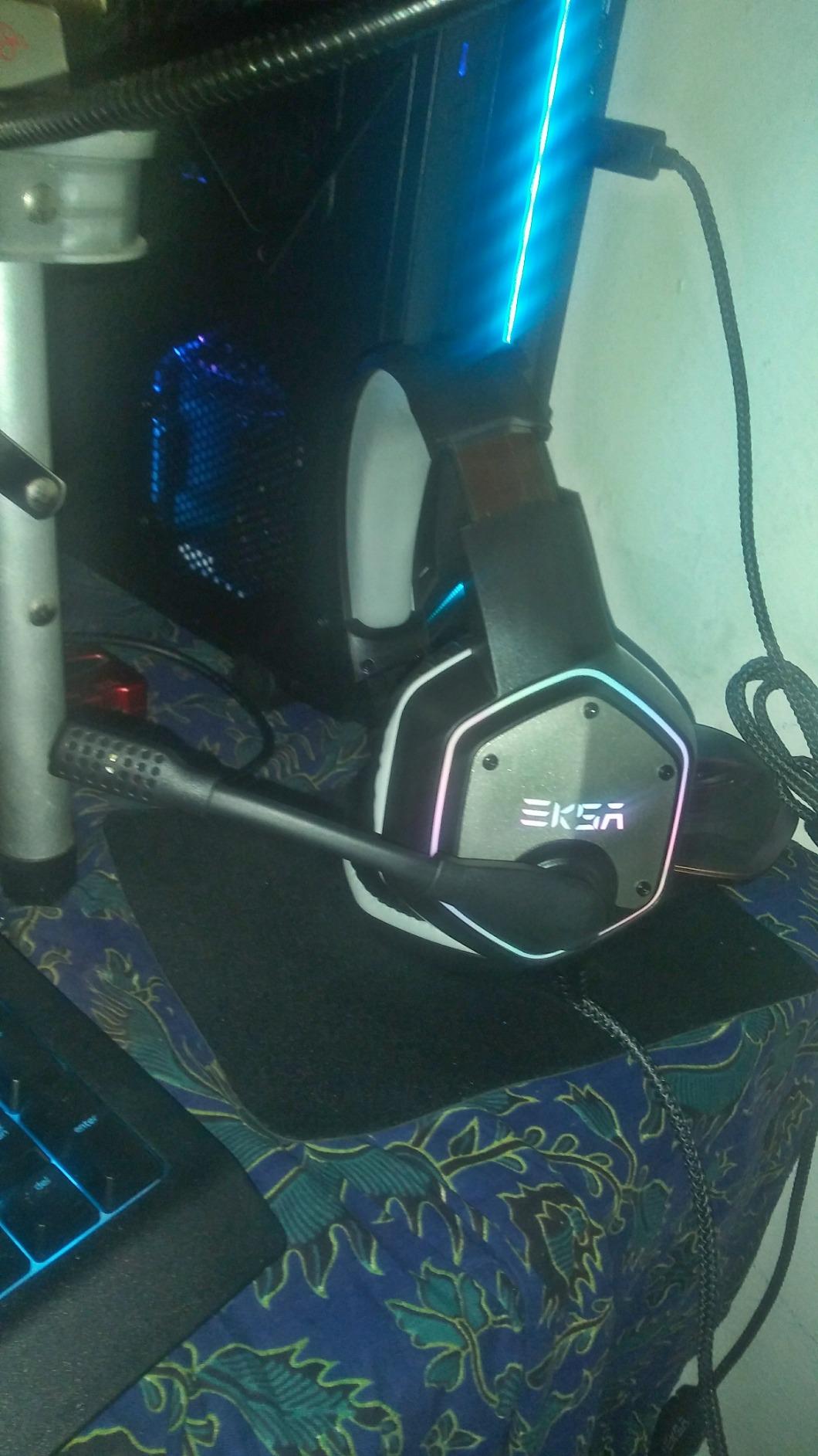 EKSA E1000 USB PC Gaming Headset with Mic, 7.1 Surround Sound customer photo 1