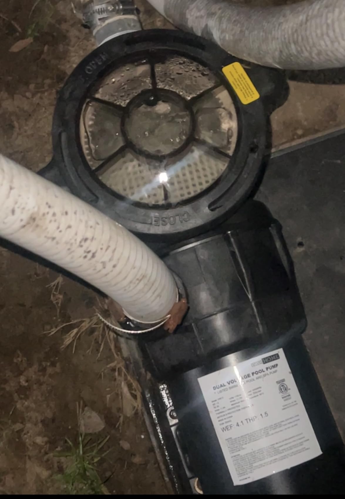 VIVOHOME 1.5 HP 115V Above Ground Swimming Pool Pump 5400 GPH customer photo 2