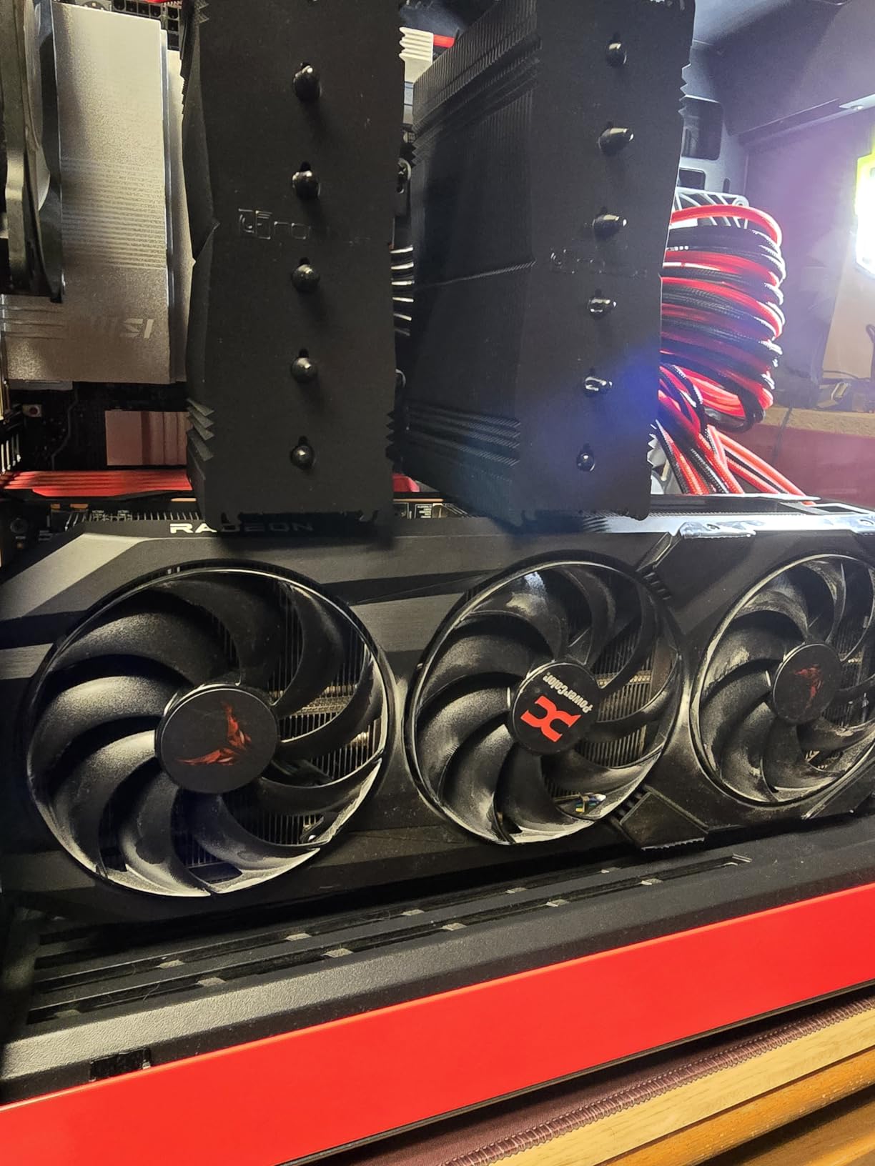 Noctua NH-D15 chromax.Black, Quiet High-Performance Dual Tower CPU Cooler customer photo 1
