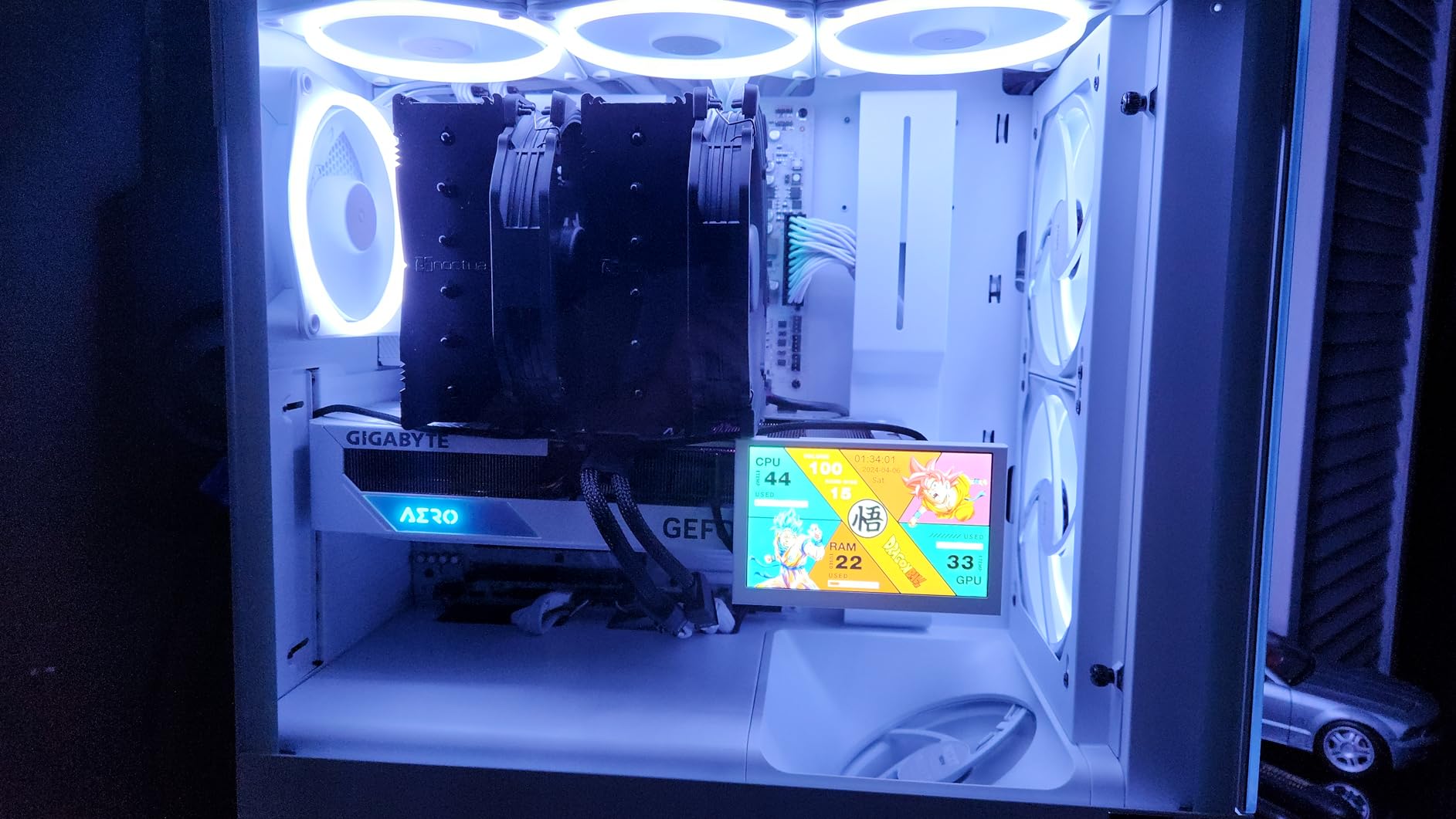 Noctua NH-D15 chromax.Black, Quiet High-Performance Dual Tower CPU Cooler customer photo 2