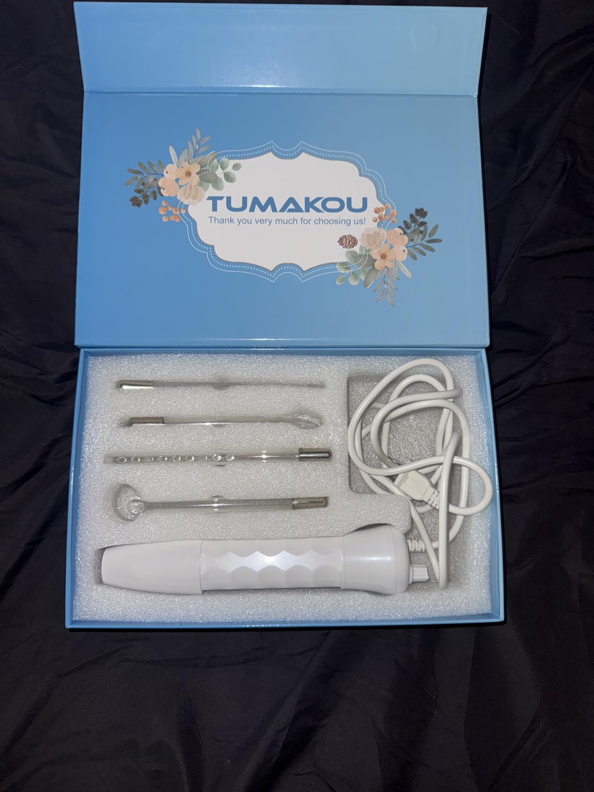 High Frequency Facial Machine - TUMAKOU Portable Handheld High Frequency customer photo 1